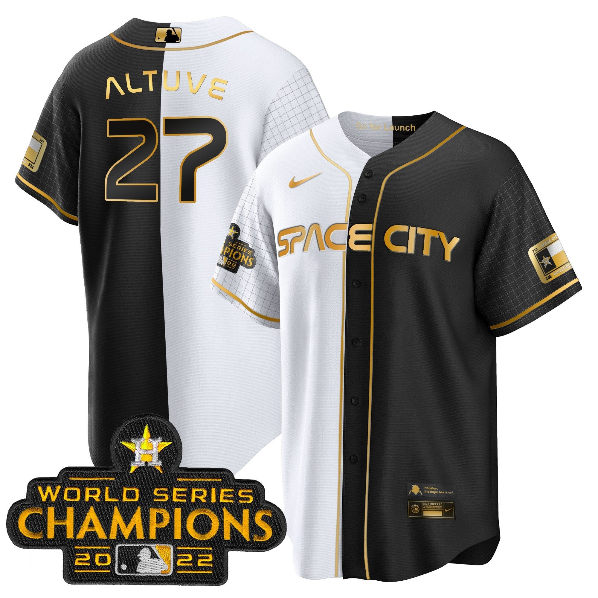 Men’s 2023 Space City Champions Gold Split Jersey
