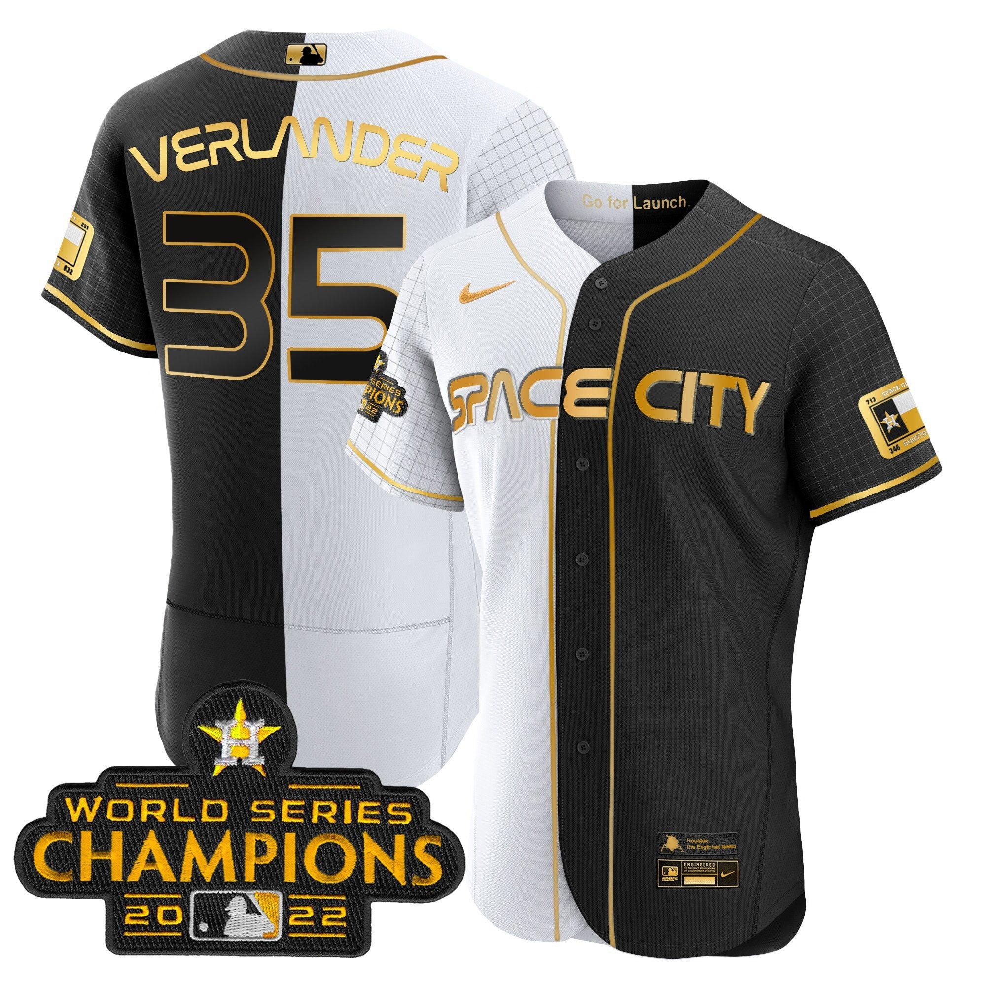 Men’s 2023 Space City Champions Gold Split Jersey