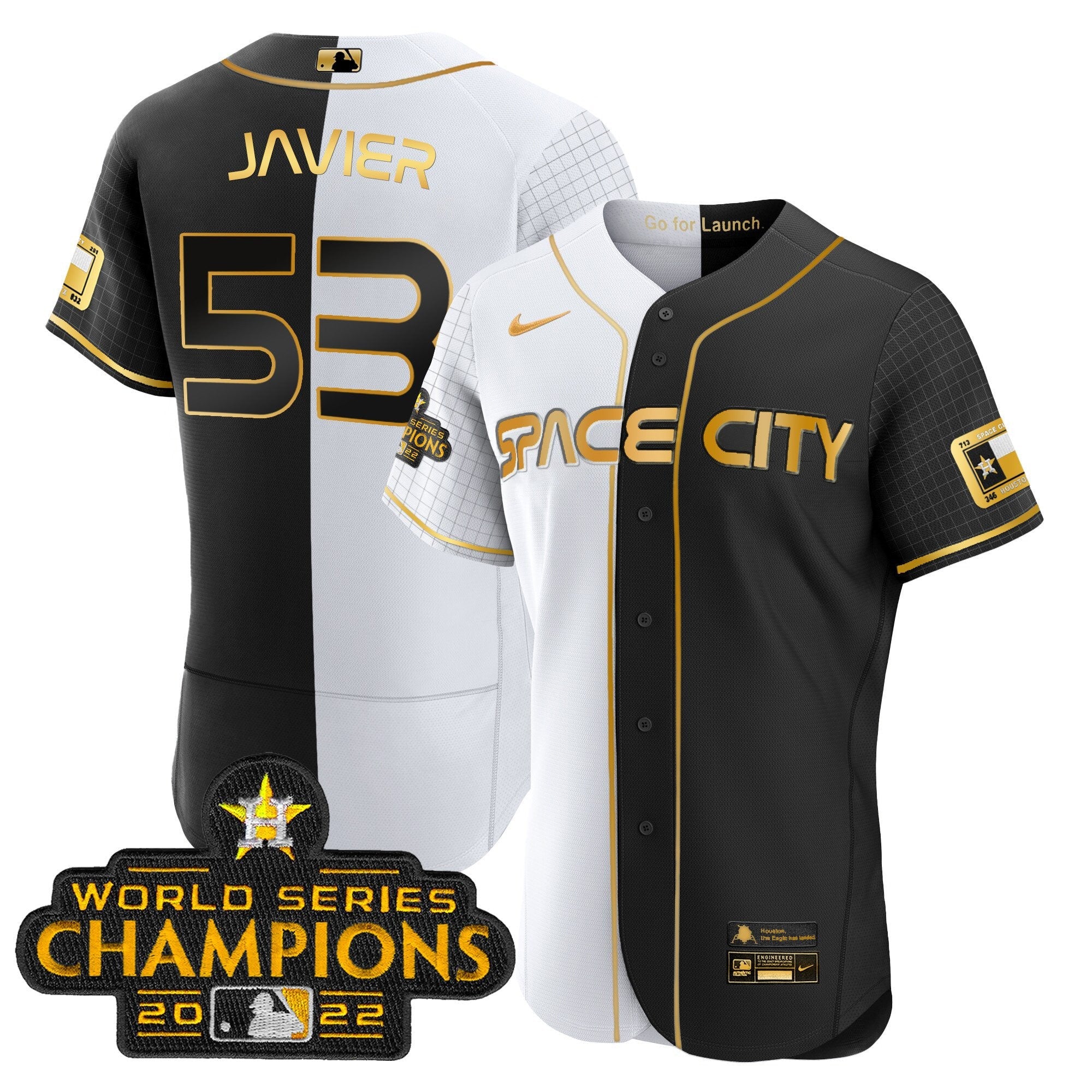 Men’s 2023 Space City Champions Gold Split Jersey