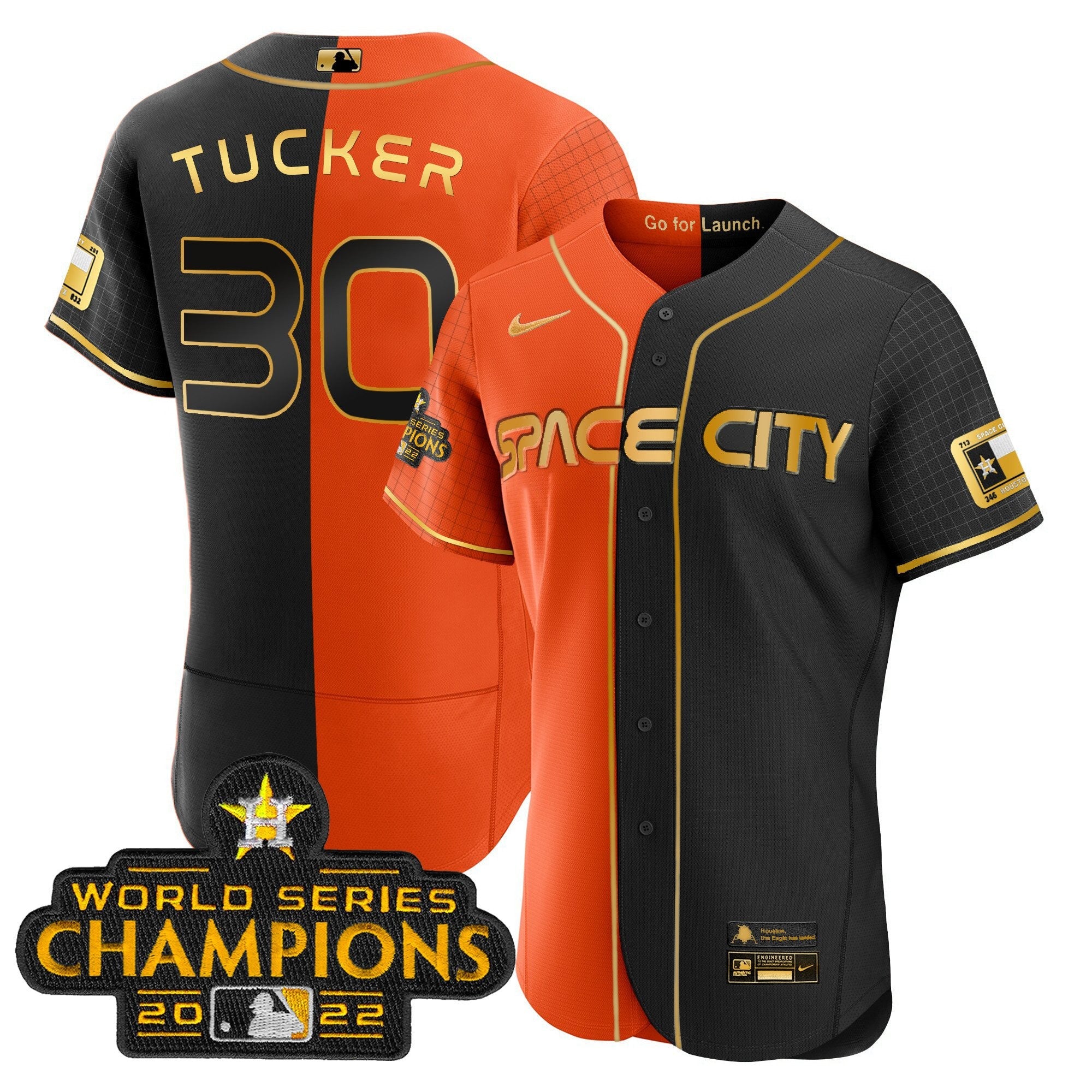 Men’s 2023 Space City Champions Gold Split Jersey