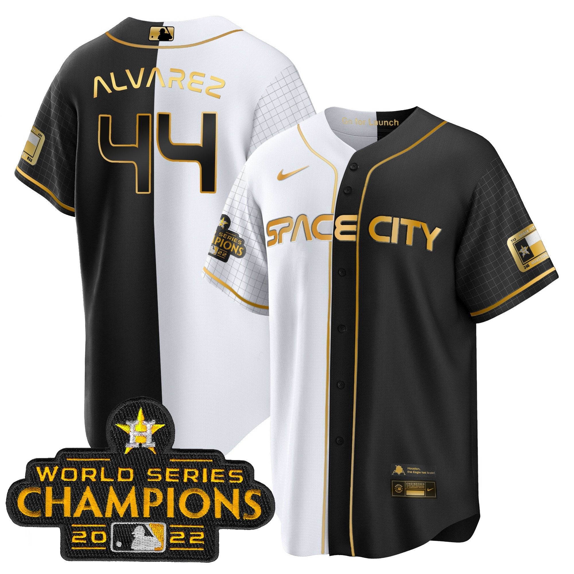 Men’s 2023 Space City Champions Gold Split Jersey