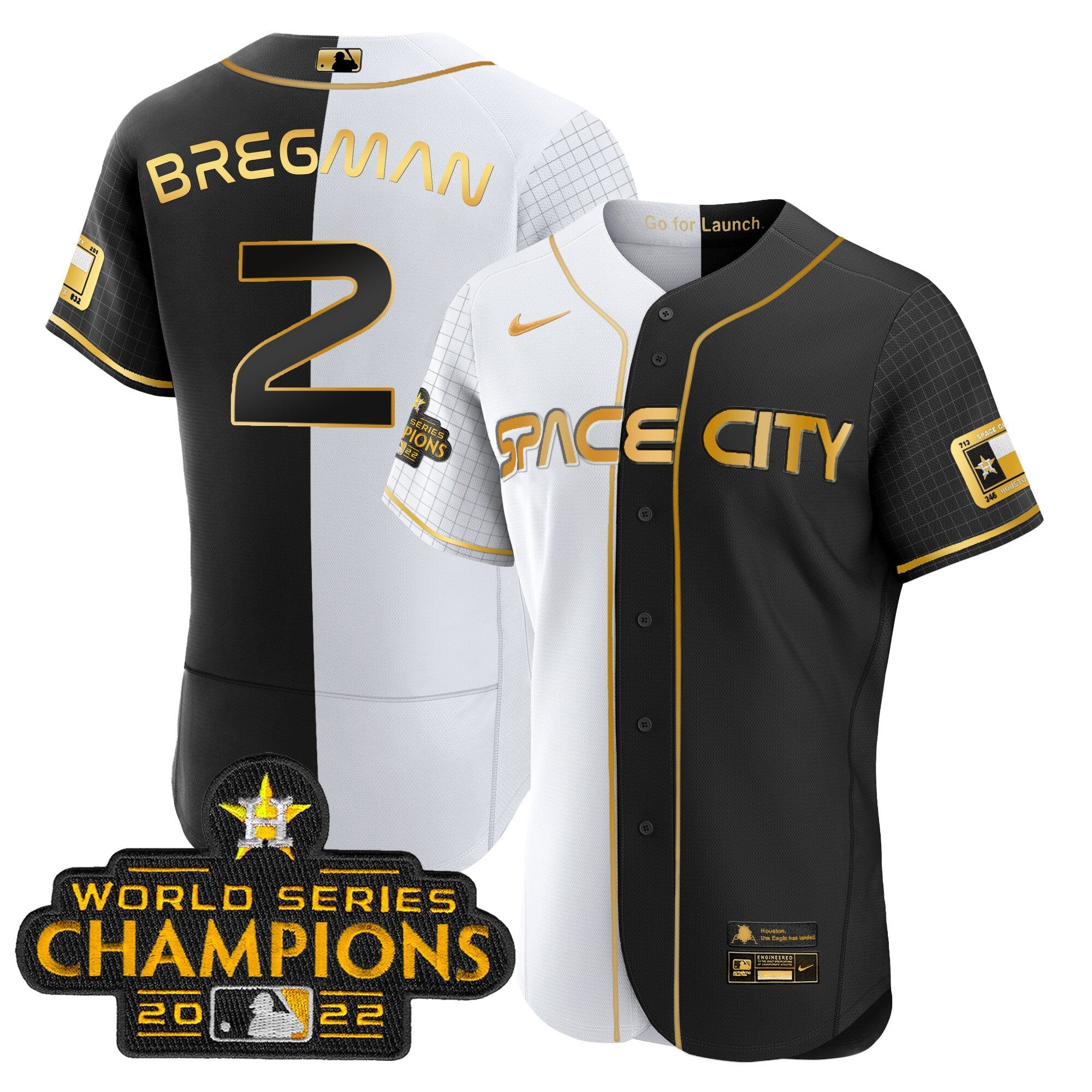Men’s 2023 Space City Champions Gold Split Jersey