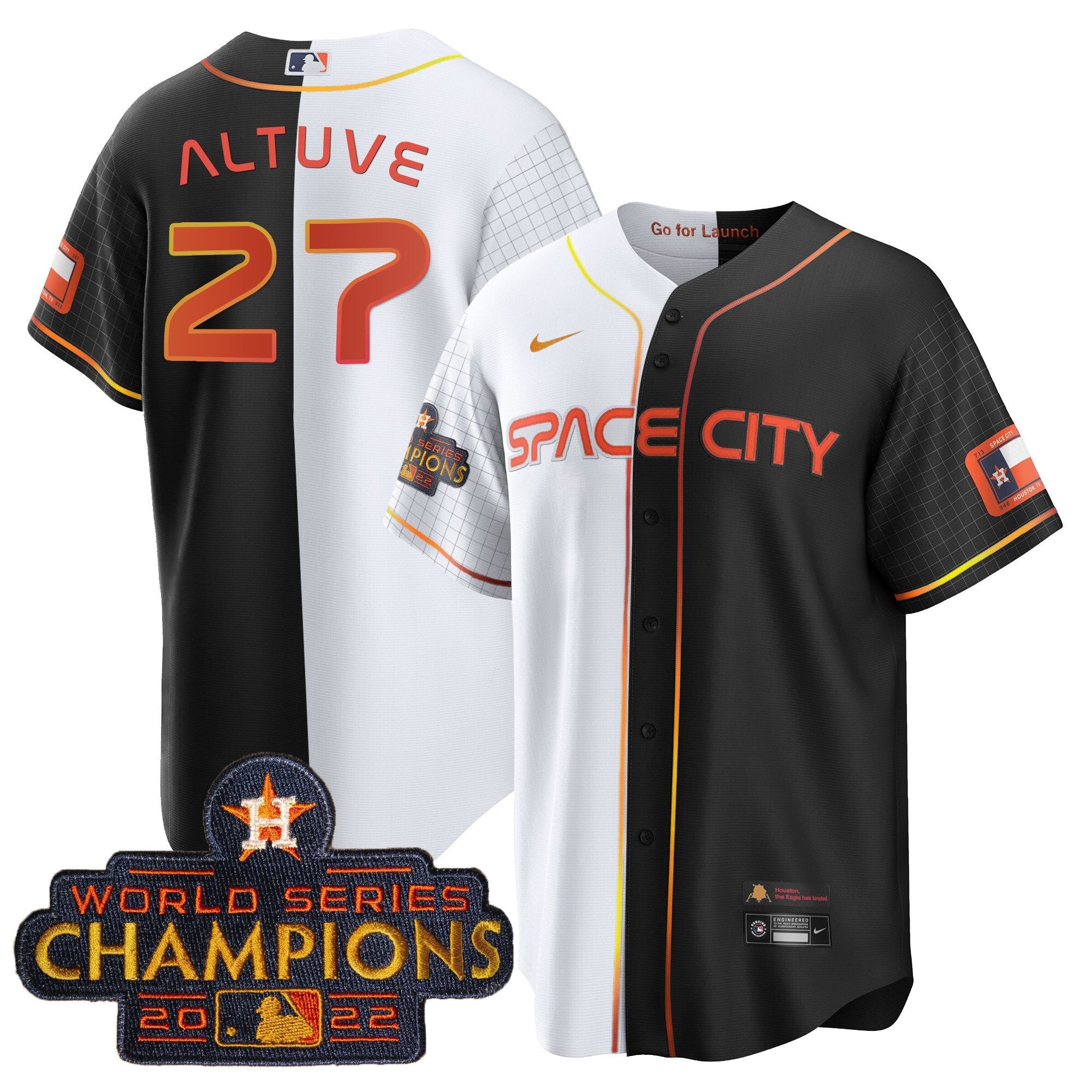 Men’s 2023 Space City Champions Gold Split Jersey