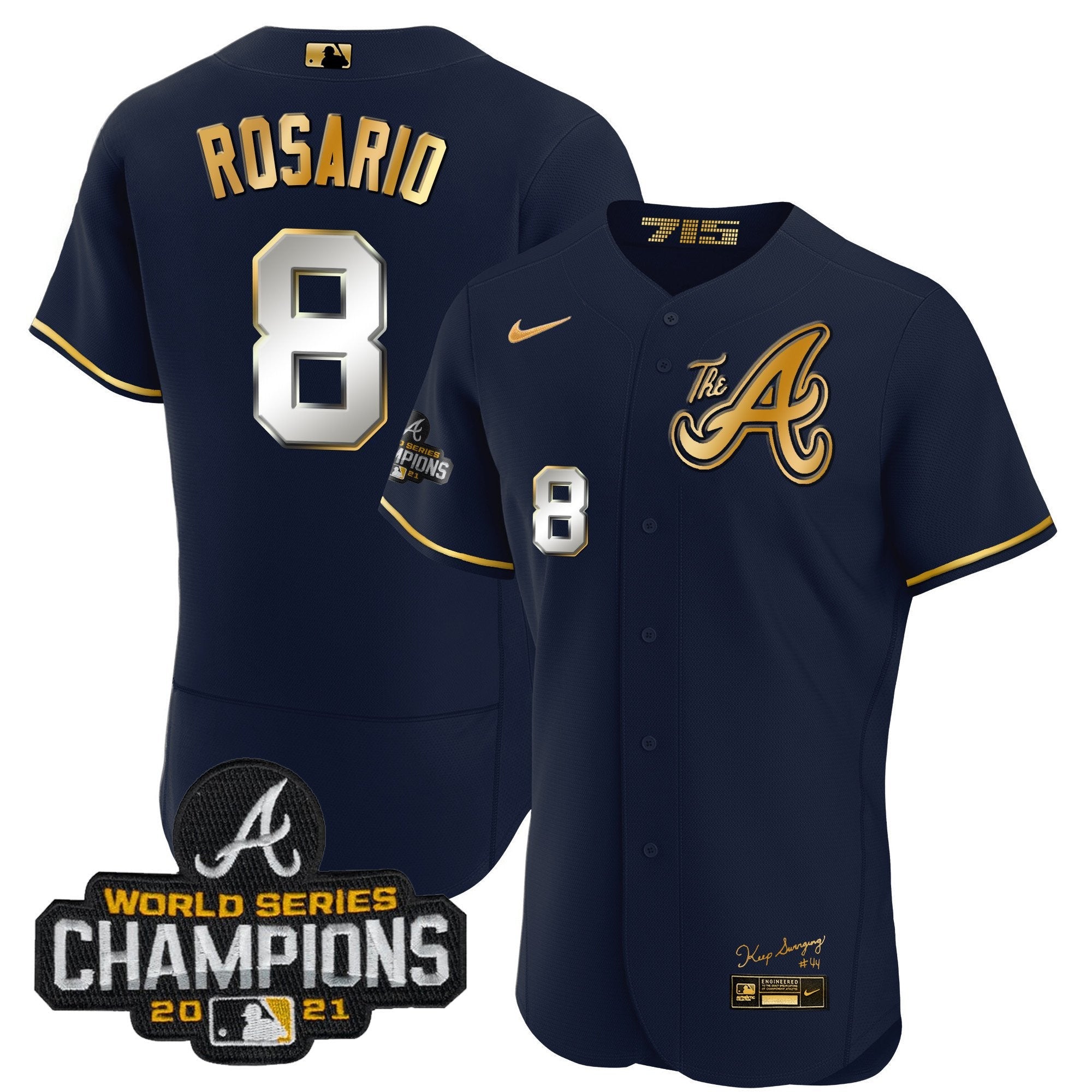 Men’s Atlanta Champions City Connect Gold Flex Base Jersey