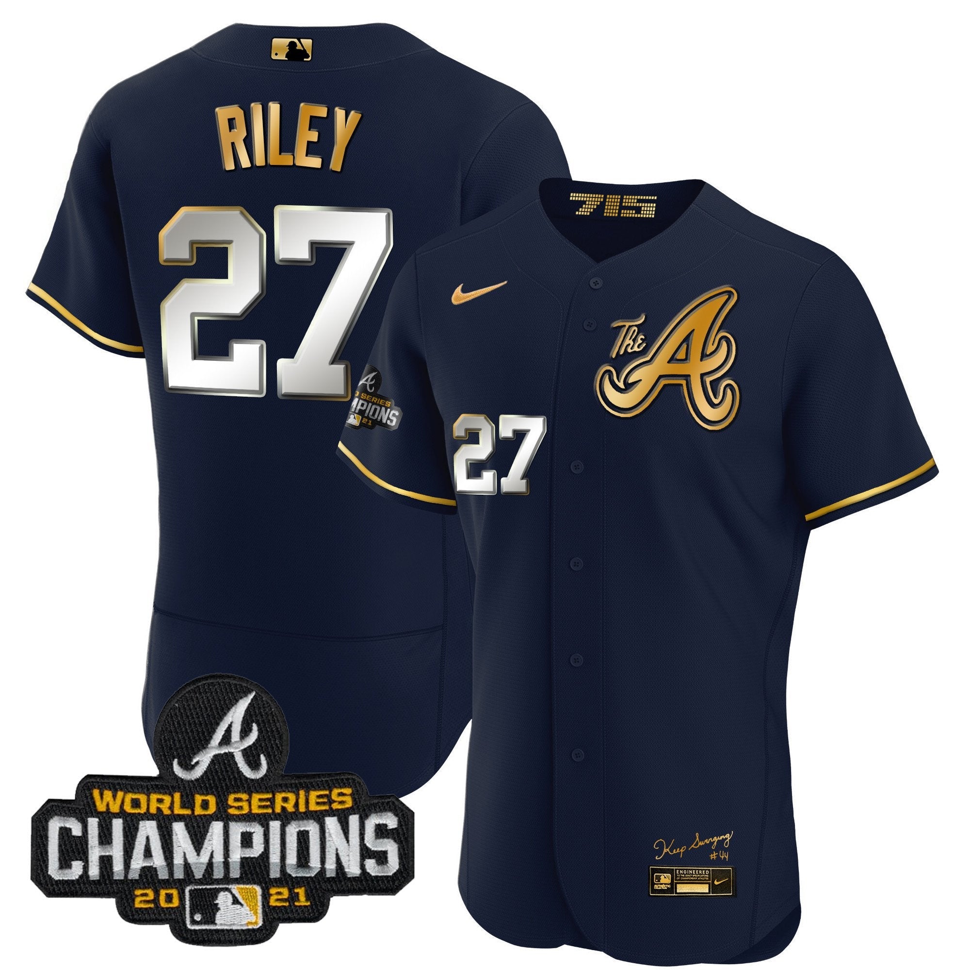 Men’s Atlanta Champions City Connect Gold Flex Base Jersey