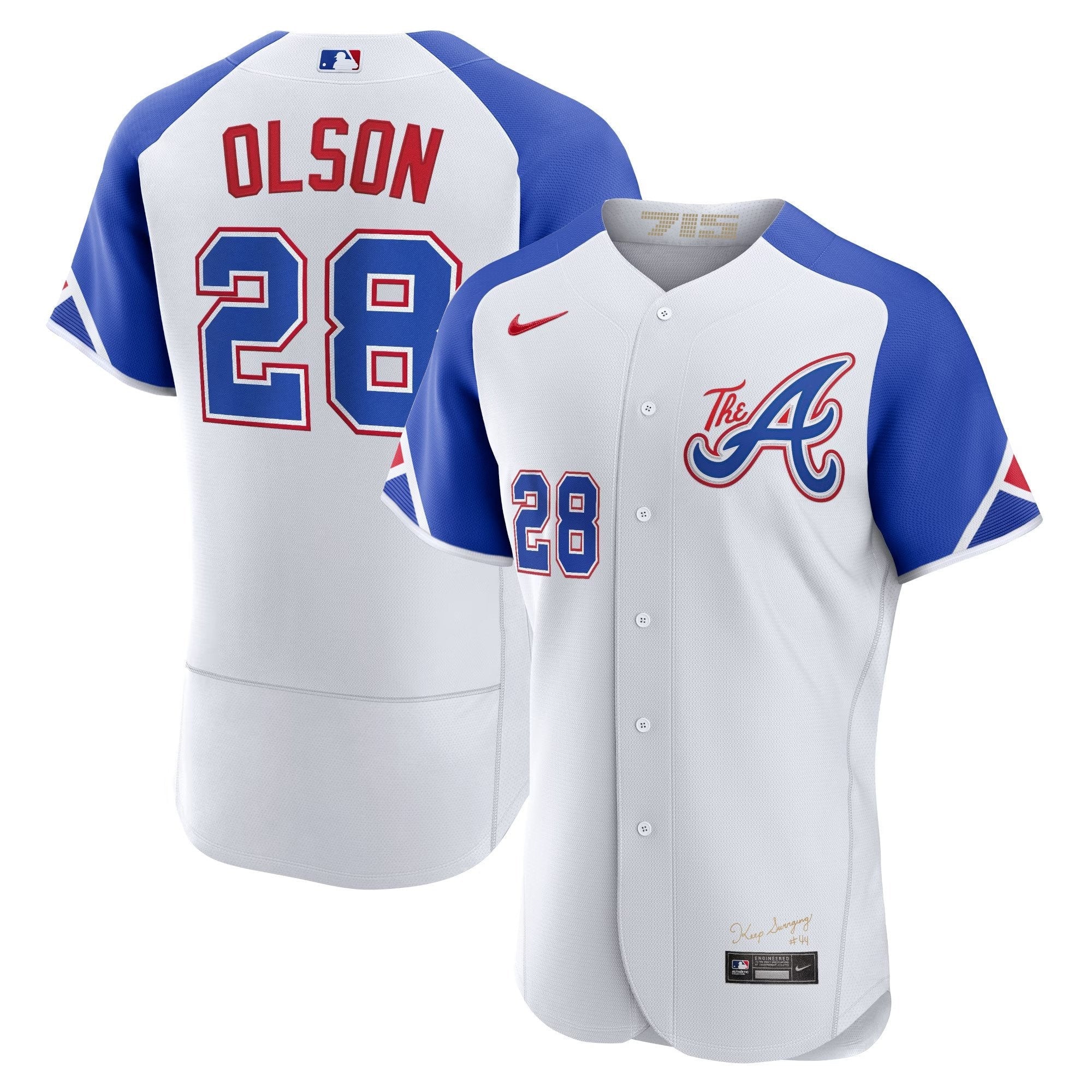 Men’s Atlanta Champions City Connect Gold Flex Base Jersey