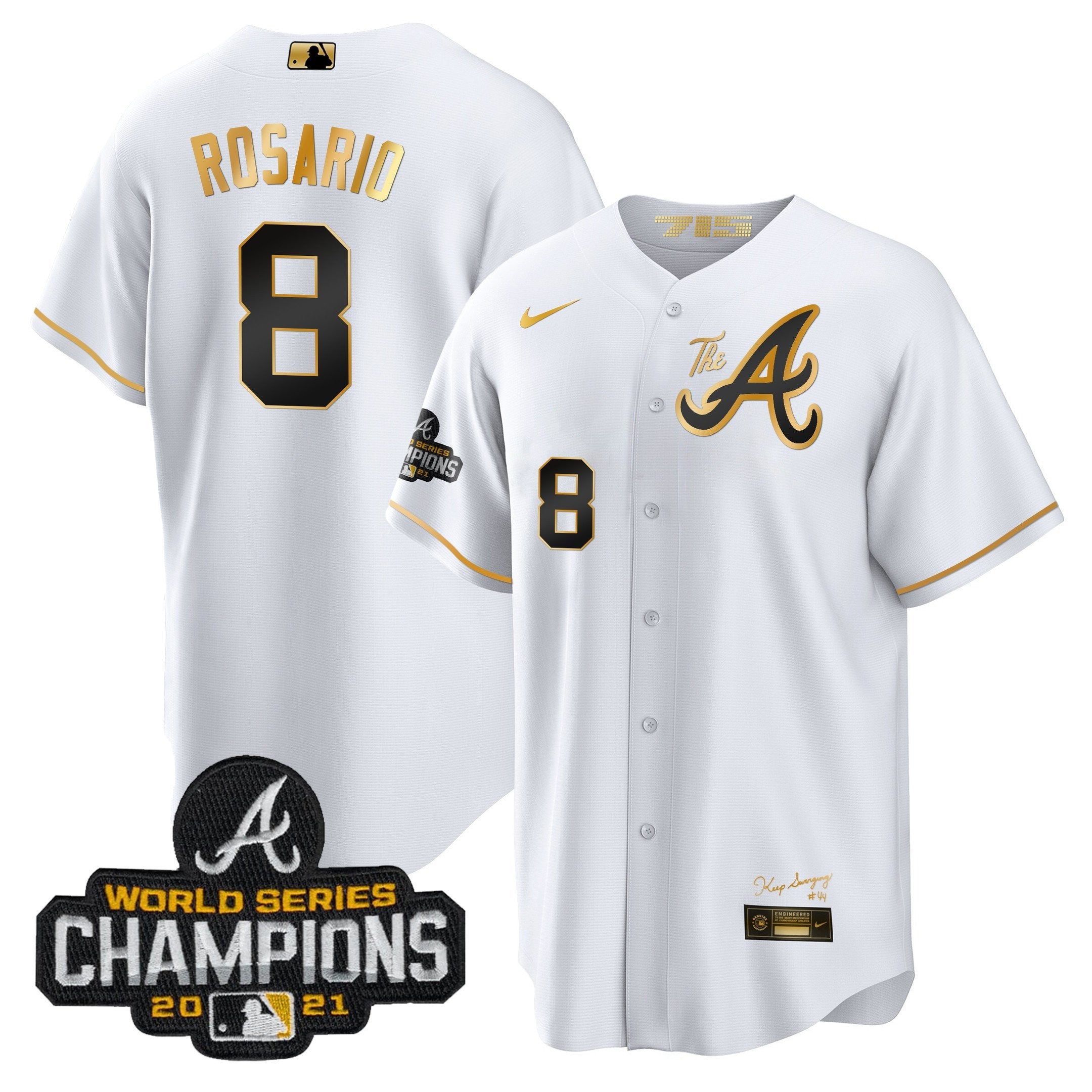 Men’s Atlanta Champions City Connect Gold Cool Base Jersey