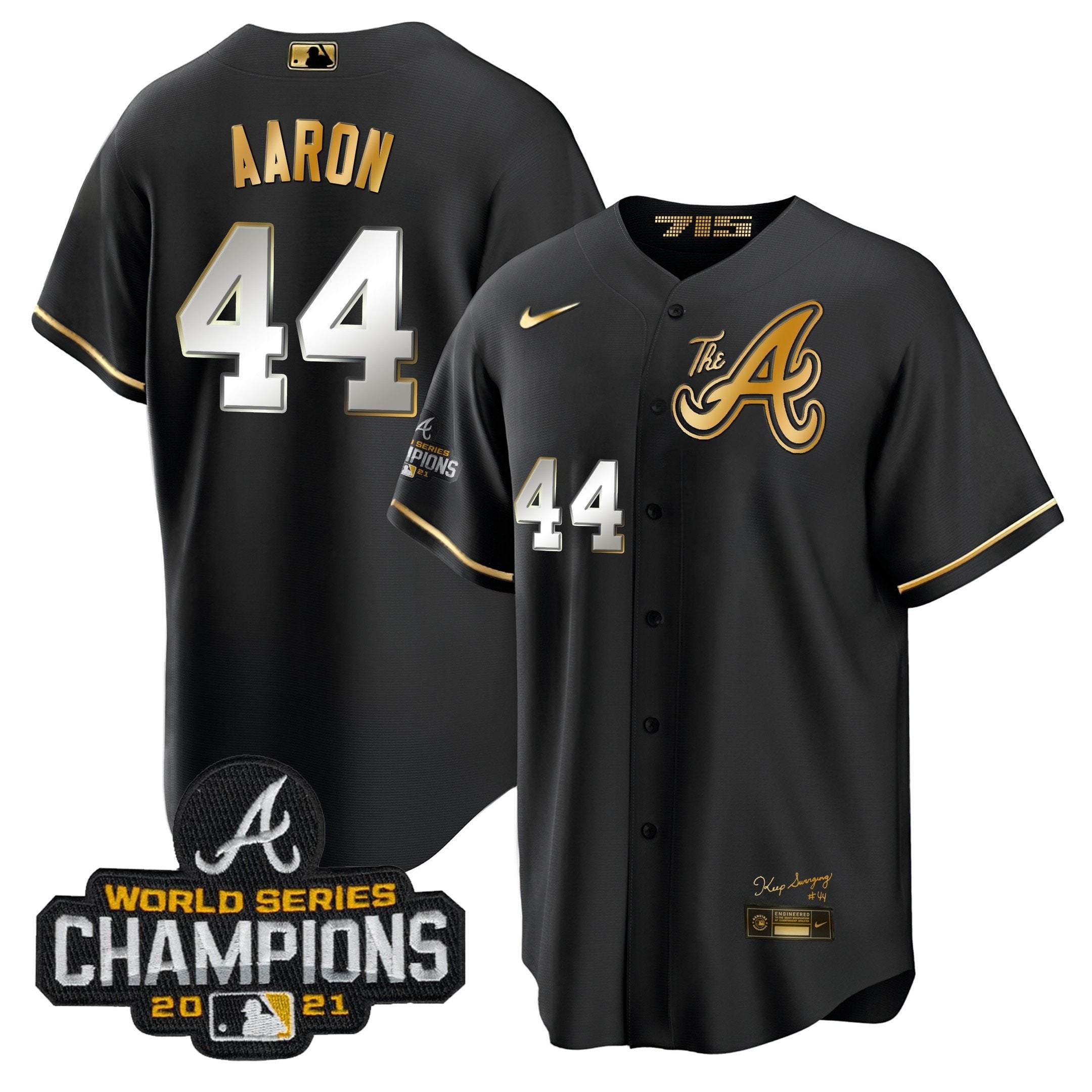 Men’s Atlanta Champions City Connect Gold Cool Base Jersey