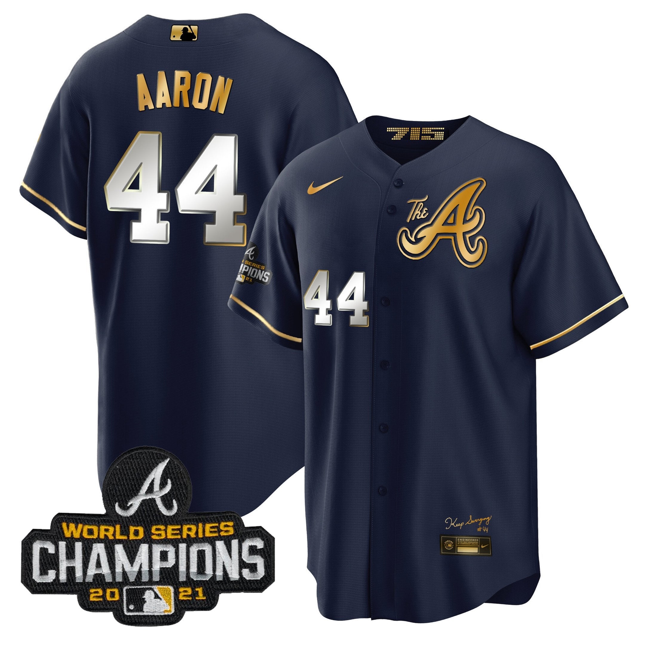 Men’s Atlanta Champions City Connect Gold Cool Base Jersey