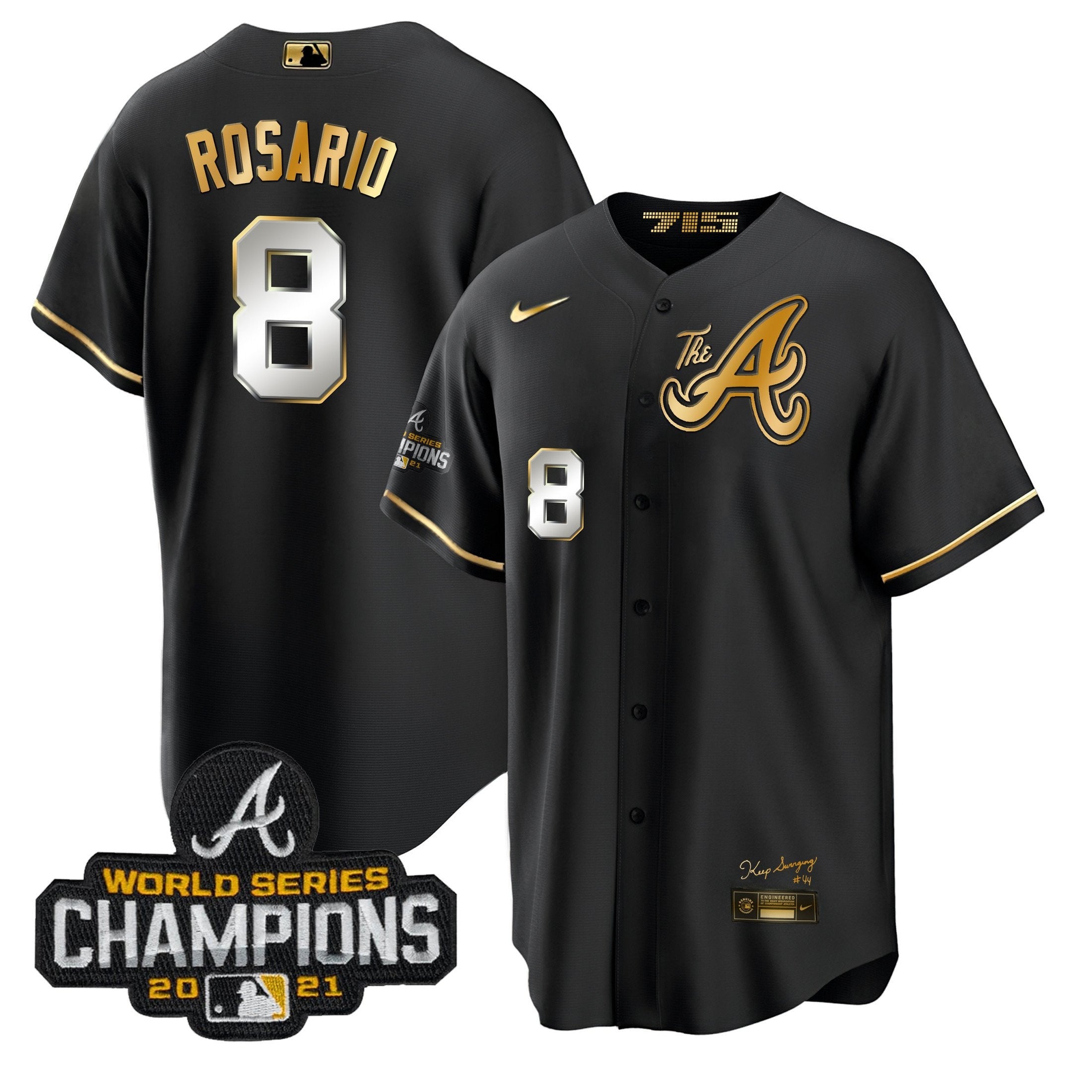 Men’s Atlanta Champions City Connect Gold Cool Base Jersey