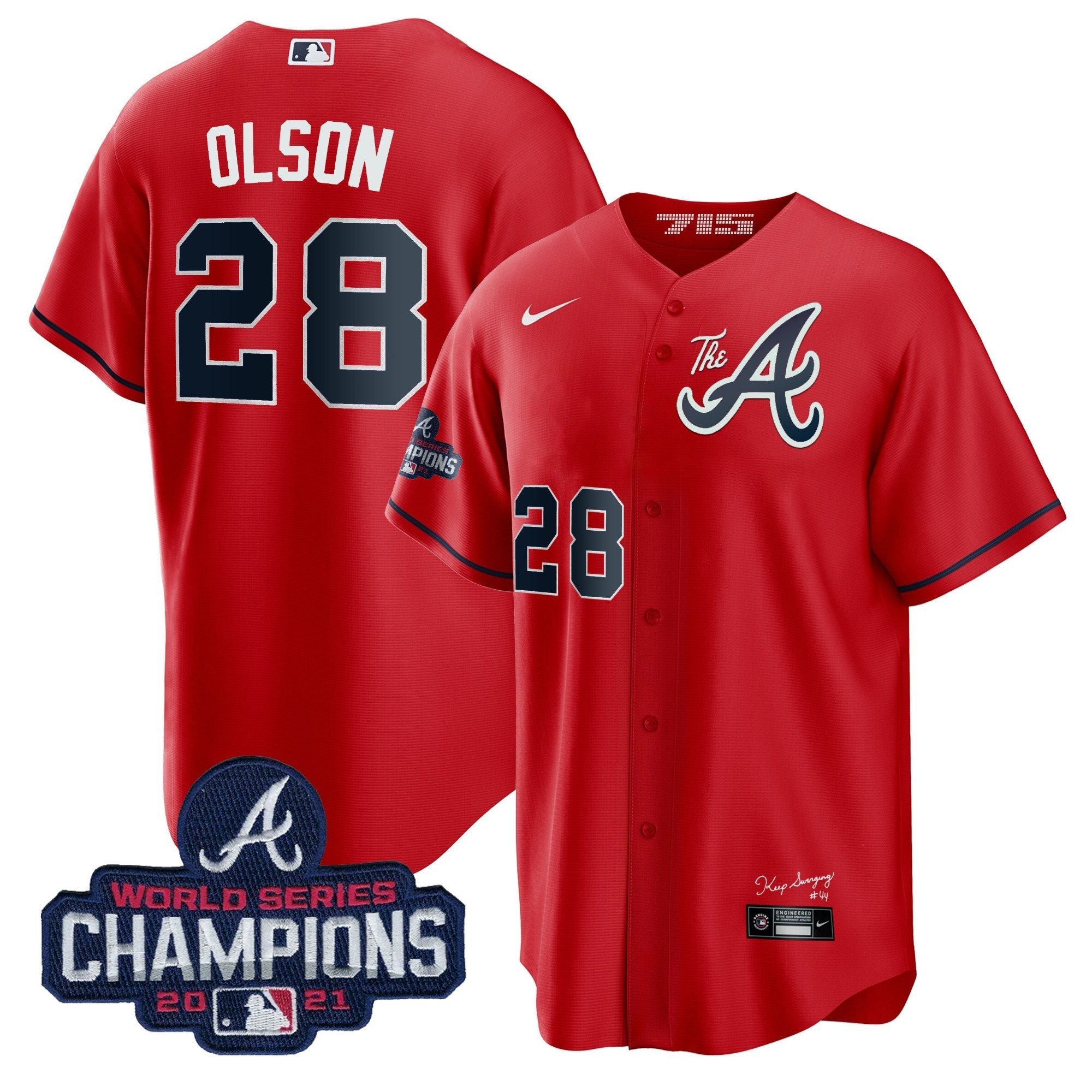 Men’s Atlanta Champions City Connect Gold Cool Base Jersey