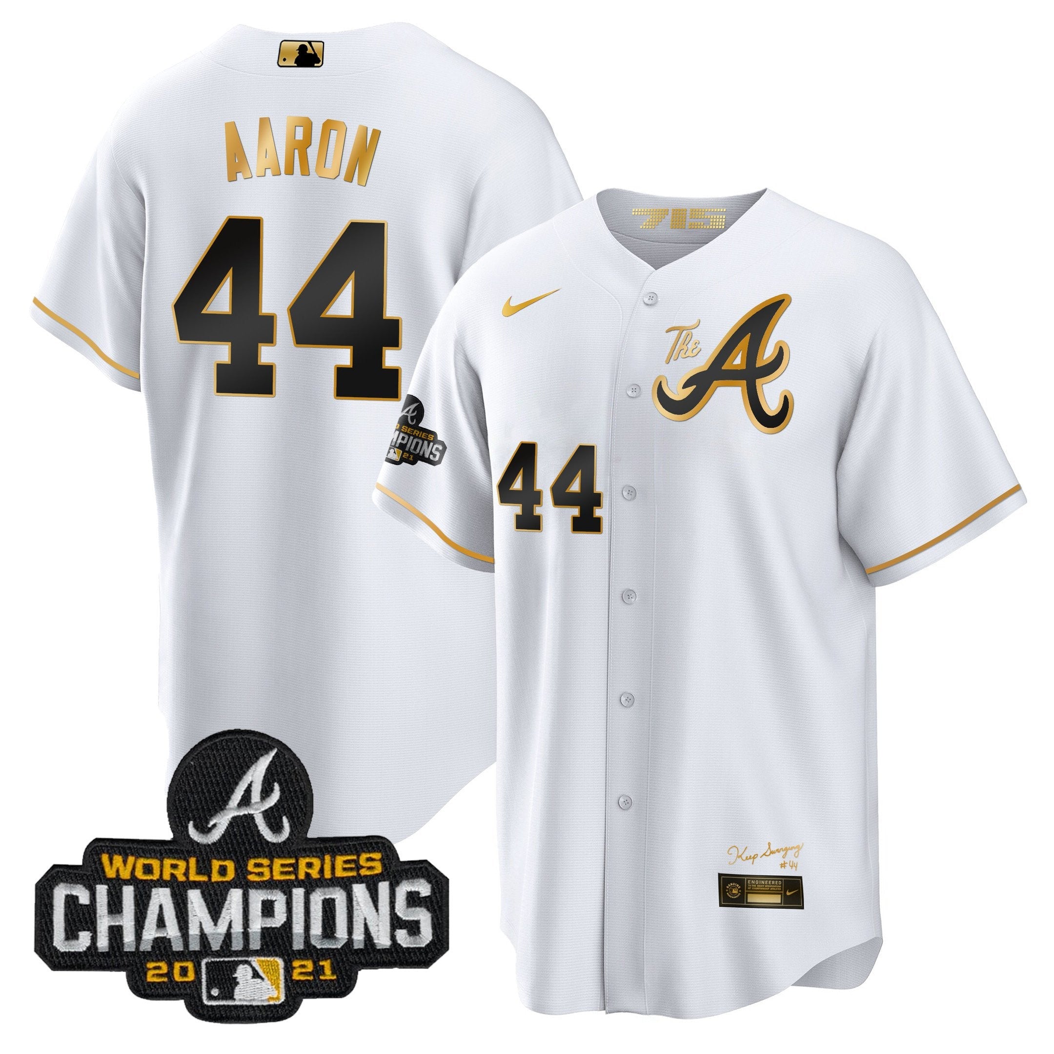 Men’s Atlanta Champions City Connect Gold Cool Base Jersey