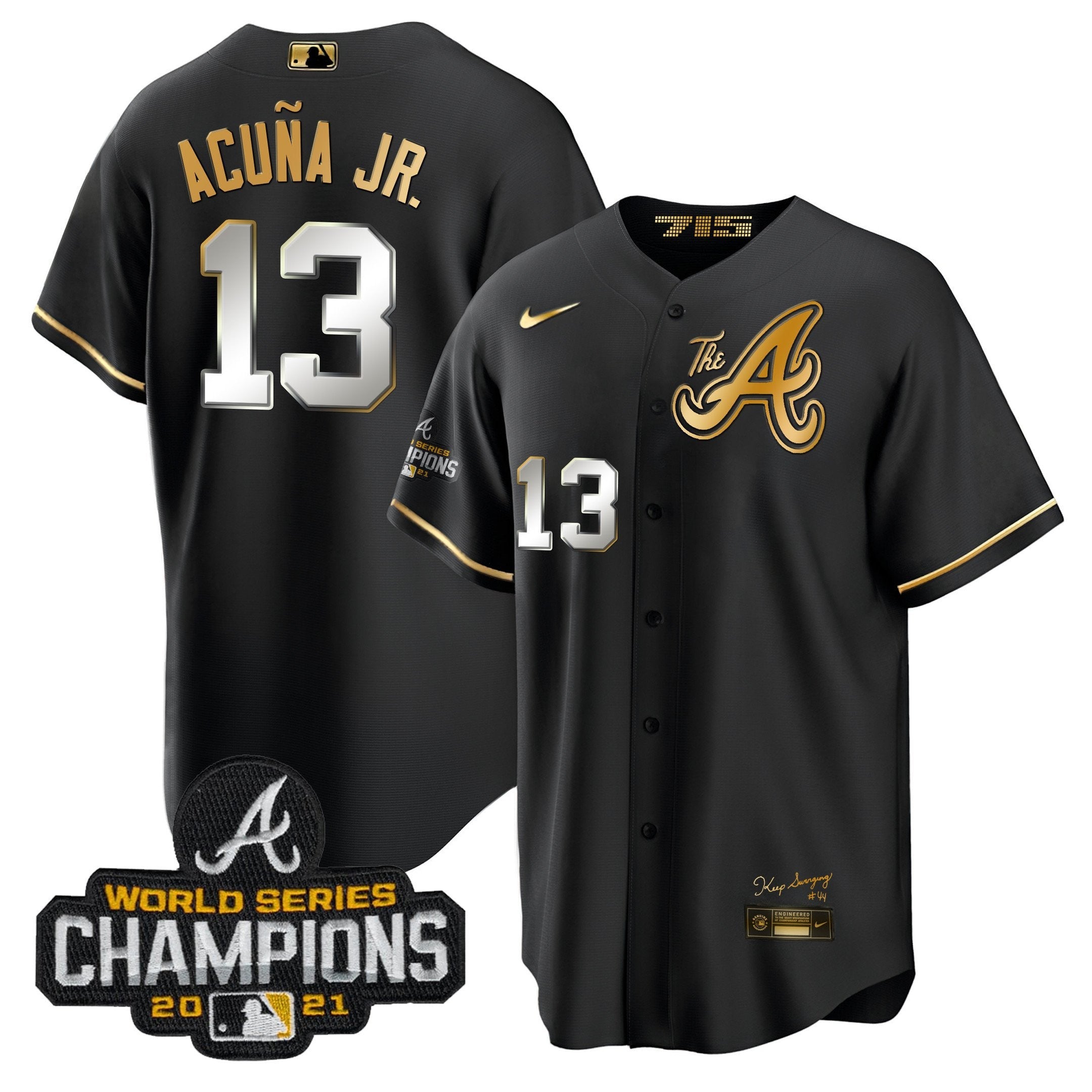 Men’s Atlanta Champions City Connect Gold Cool Base Jersey