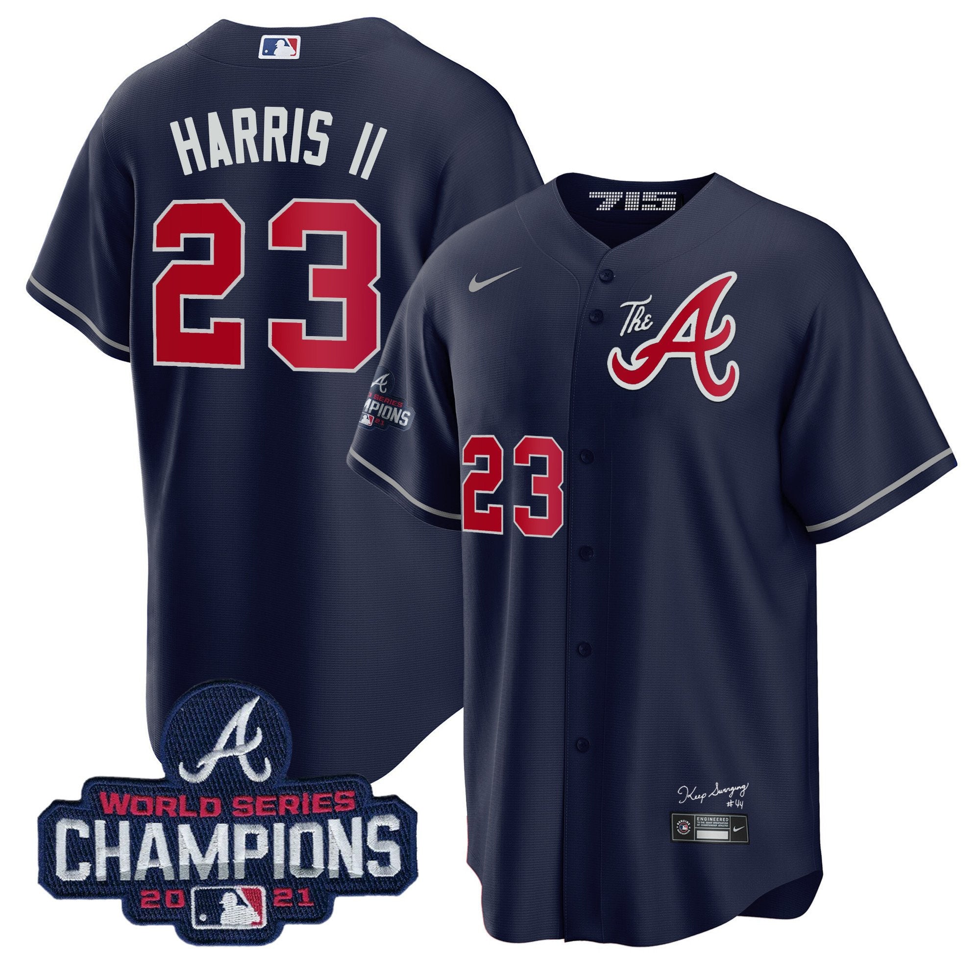 Men’s Atlanta Champions City Connect Gold Cool Base Jersey