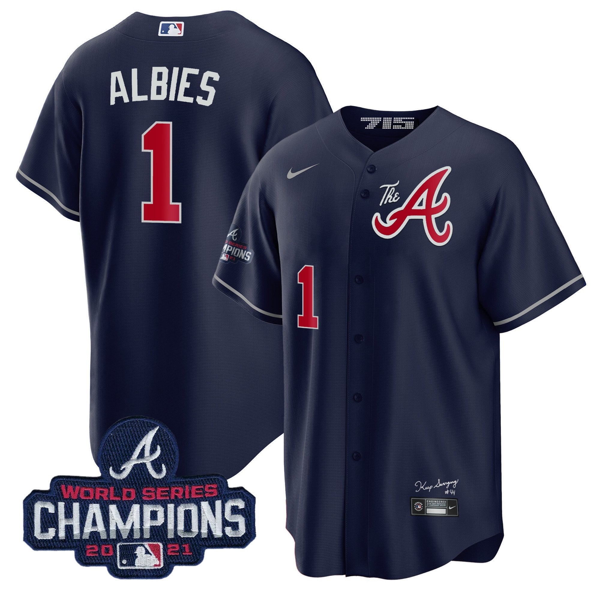 Men’s Atlanta Champions City Connect Gold Cool Base Jersey
