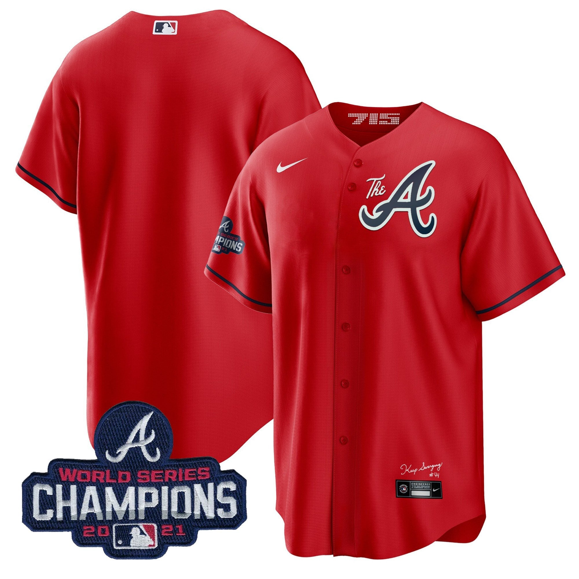 Men’s Atlanta Champions City Connect Gold Cool Base Jersey