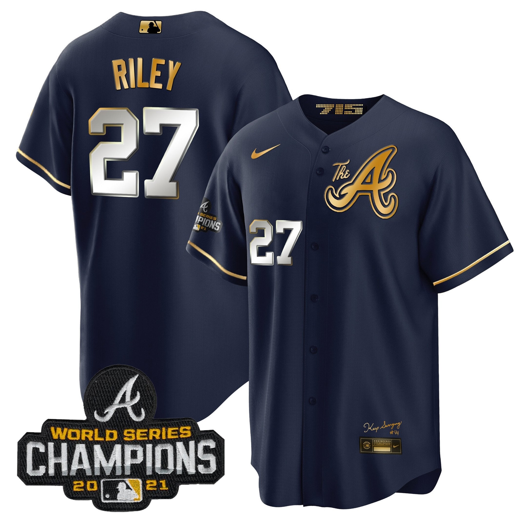 Men’s Atlanta Champions City Connect Gold Cool Base Jersey