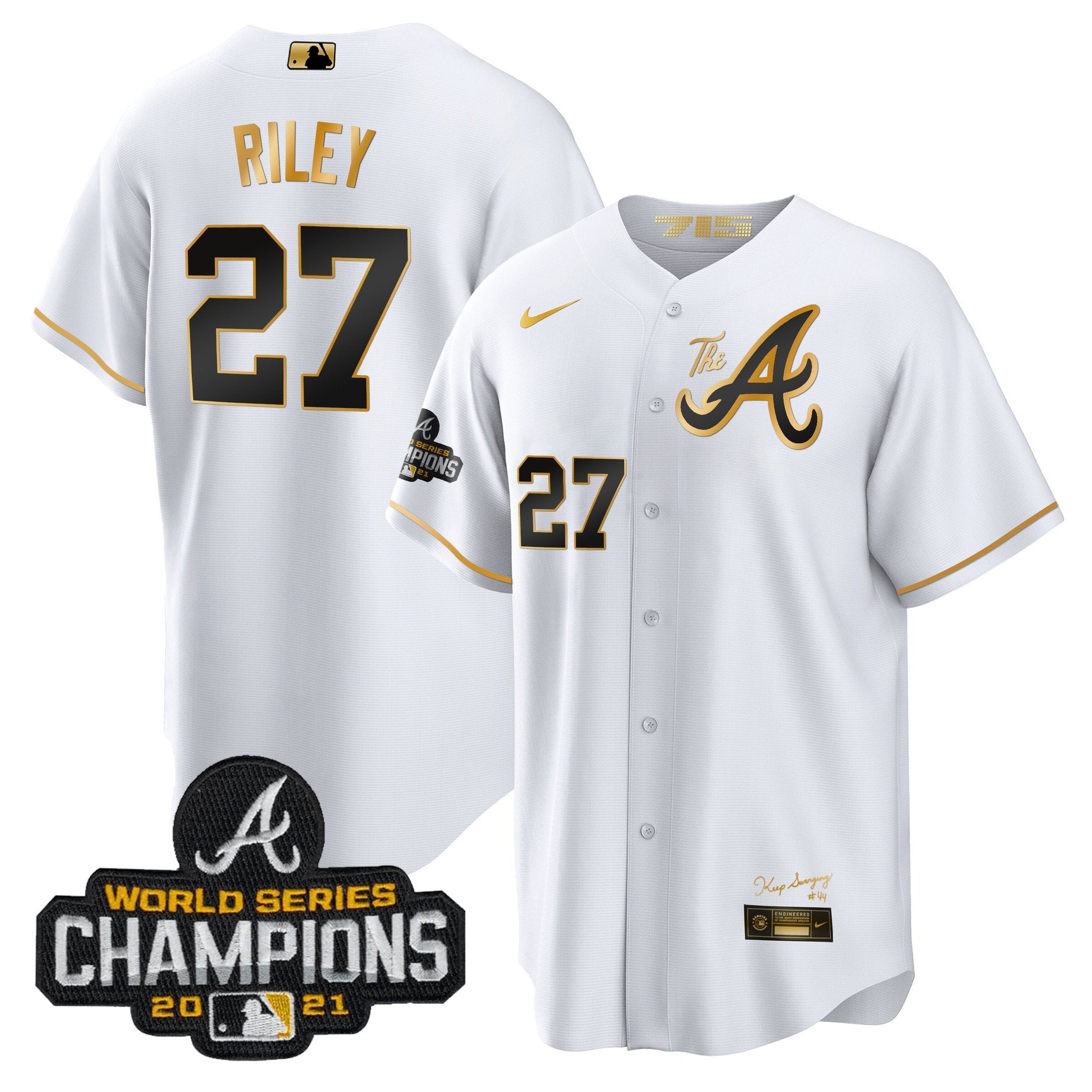 Men’s Atlanta Champions City Connect Gold Cool Base Jersey