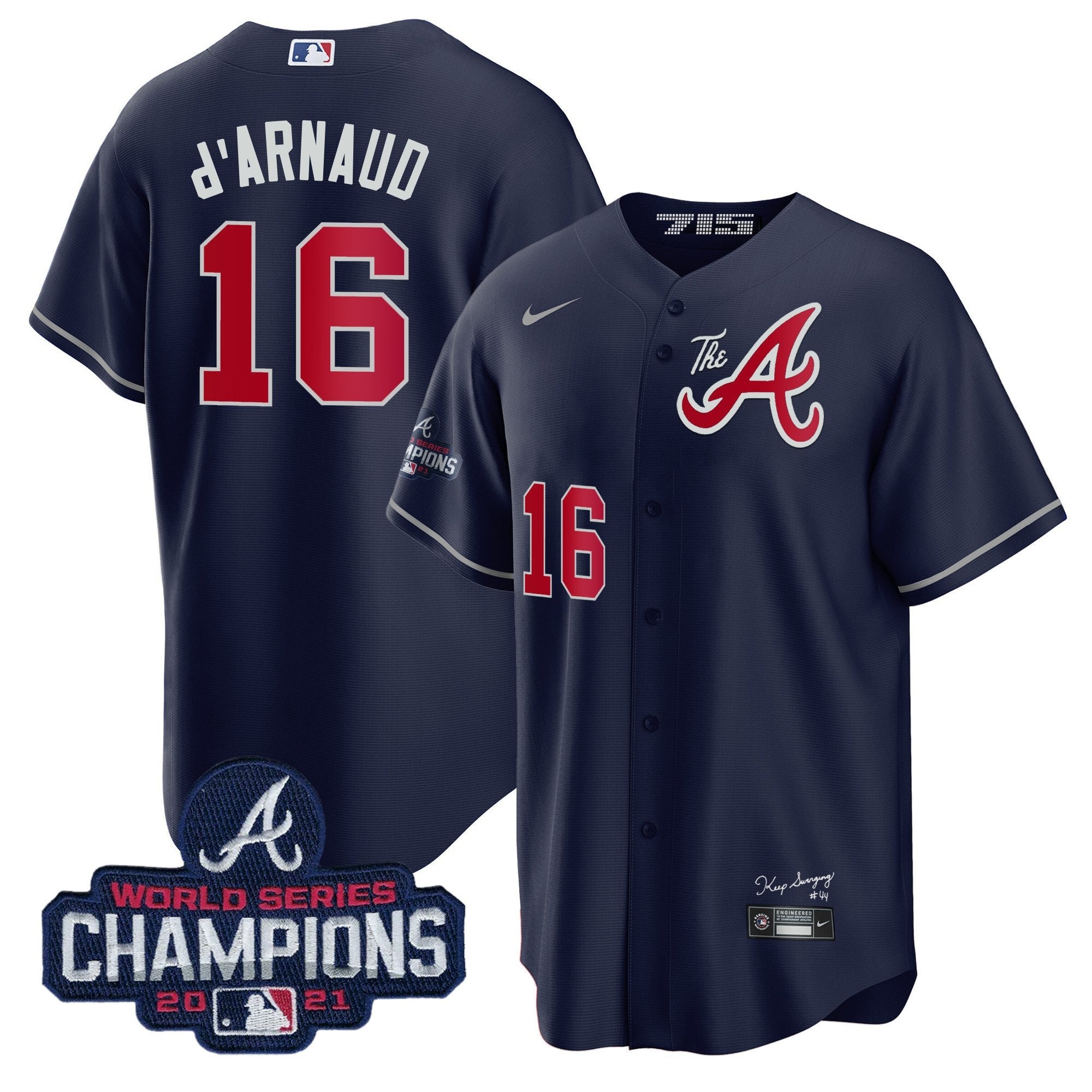Men’s Atlanta Champions City Connect Gold Cool Base Jersey