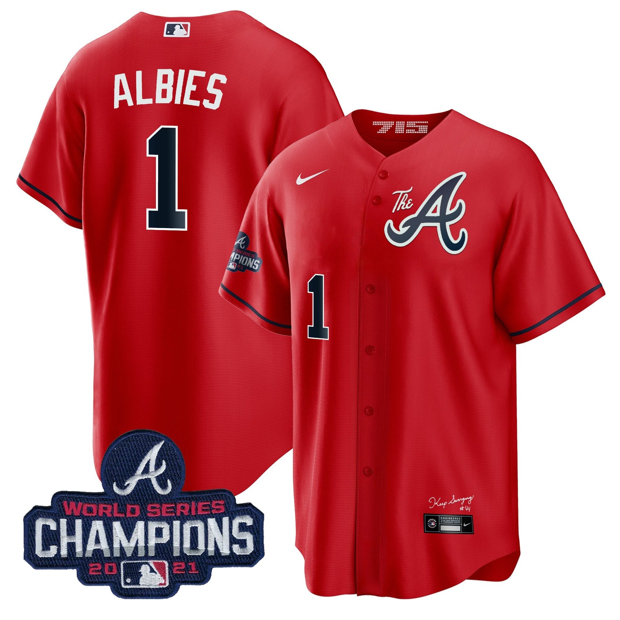 Men’s Atlanta Champions City Connect Gold Cool Base Jersey