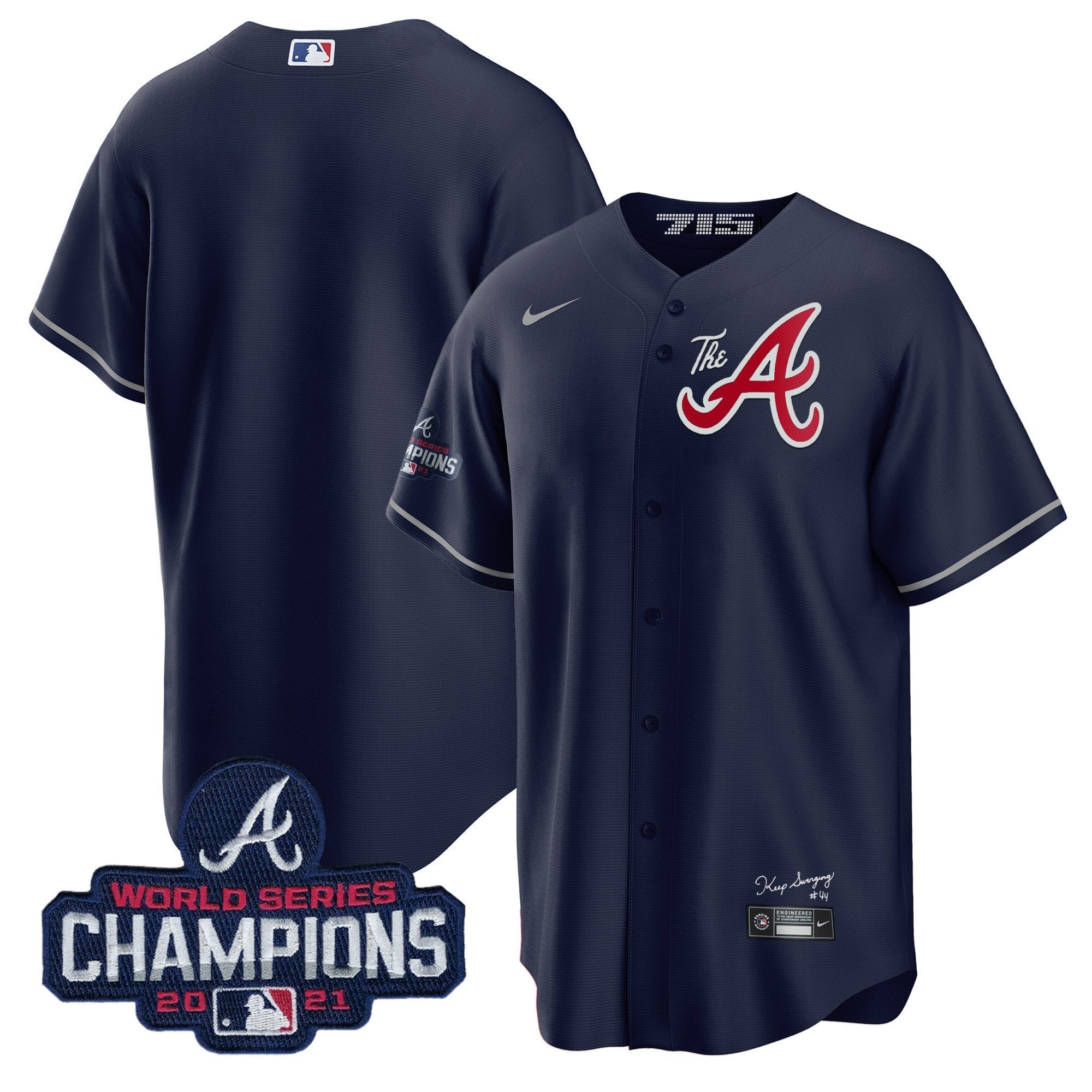 Men’s Atlanta Champions City Connect Gold Cool Base Jersey