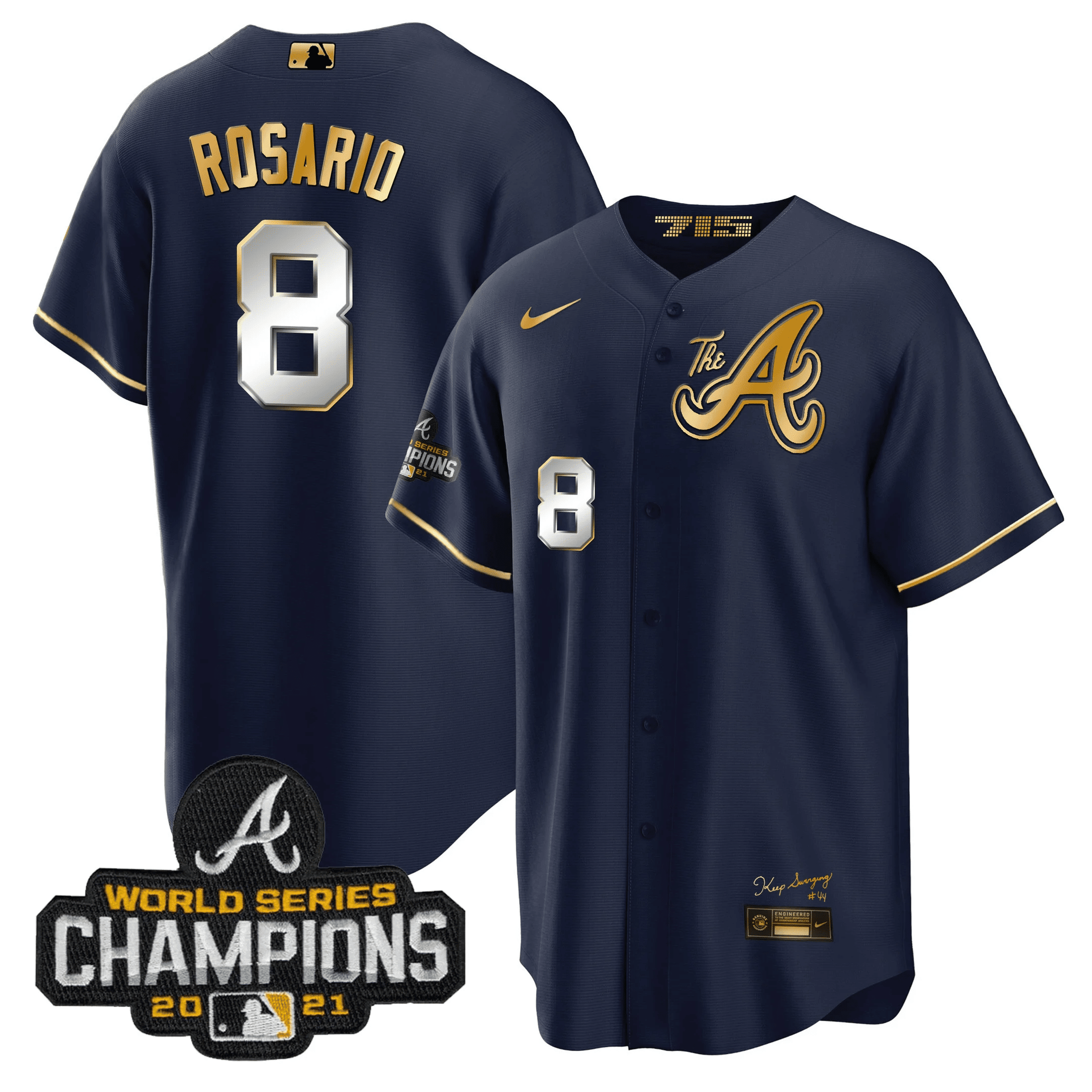 Men’s Atlanta Champions City Connect Gold Cool Base Jersey