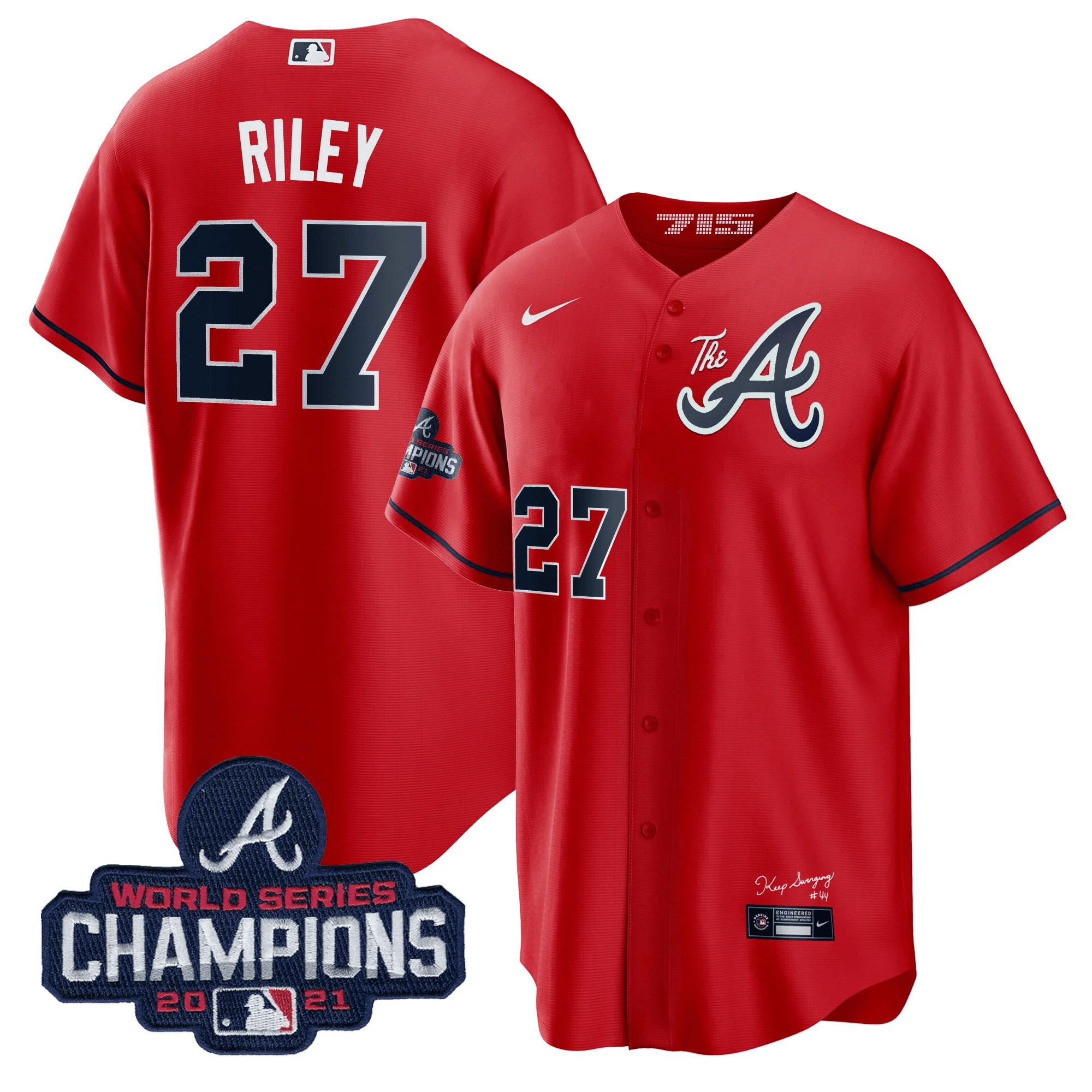 Men’s Atlanta Champions City Connect Gold Cool Base Jersey