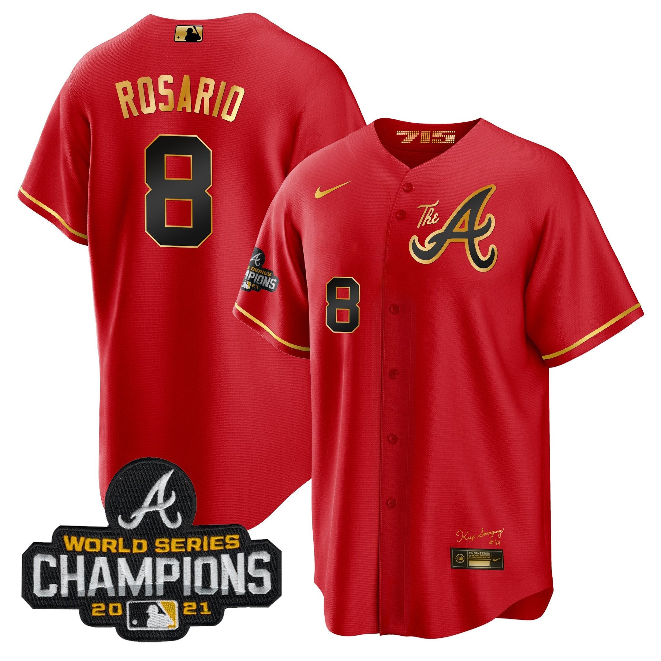 Men’s Atlanta Champions City Connect Gold Cool Base Jersey