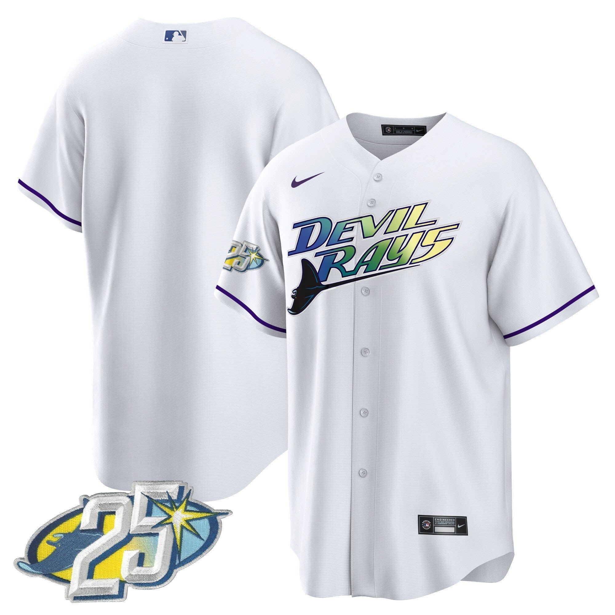Men’s Tampa Bay 25th Anniversary Patch Cool Base Jersey