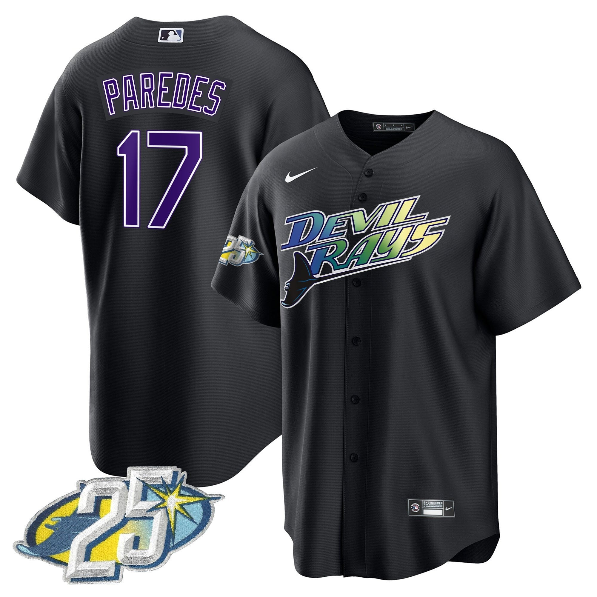 Men’s Tampa Bay 25th Anniversary Patch Cool Base Jersey