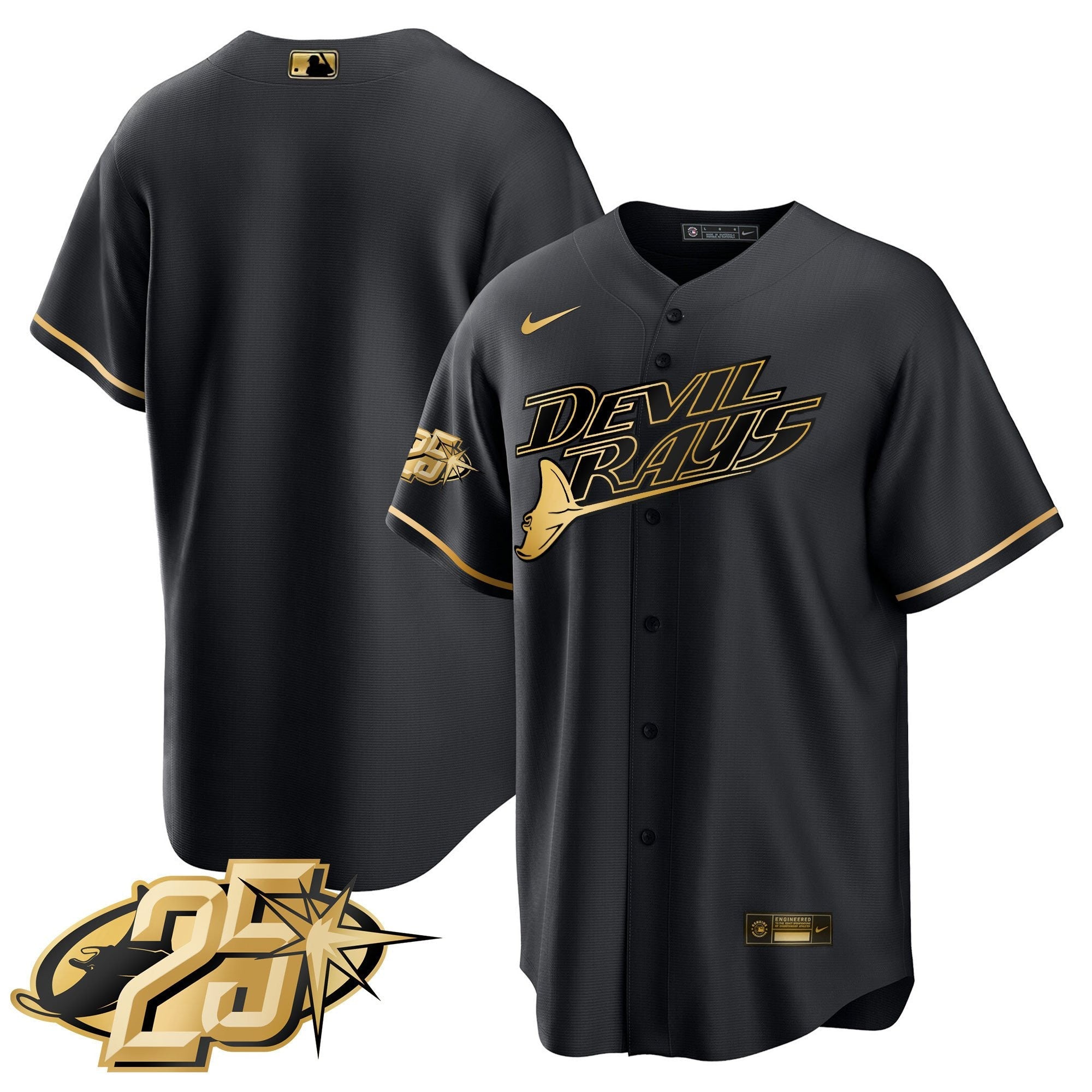 Men’s Tampa Bay 25th Anniversary Patch Cool Base Jersey