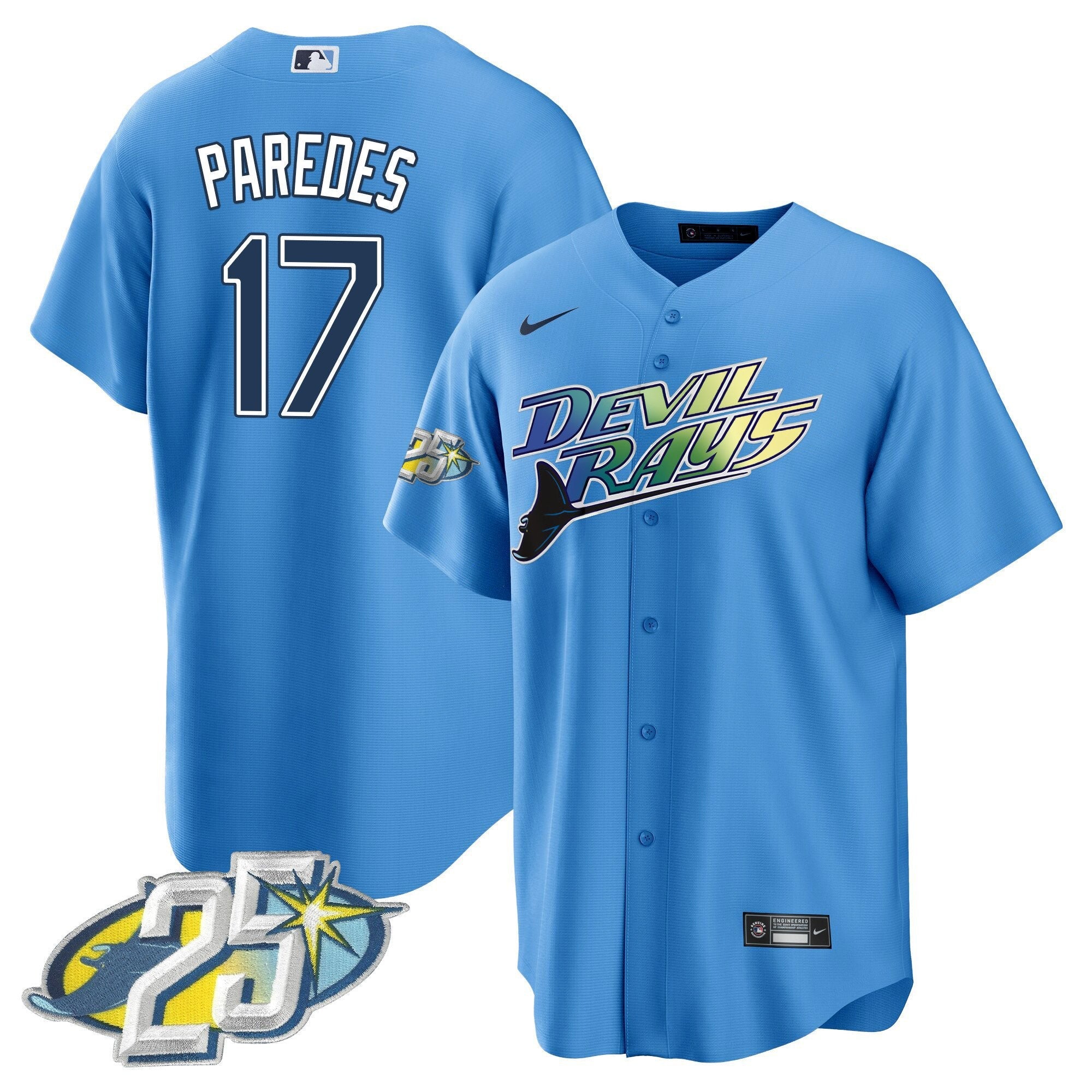 Men’s Tampa Bay 25th Anniversary Patch Cool Base Jersey