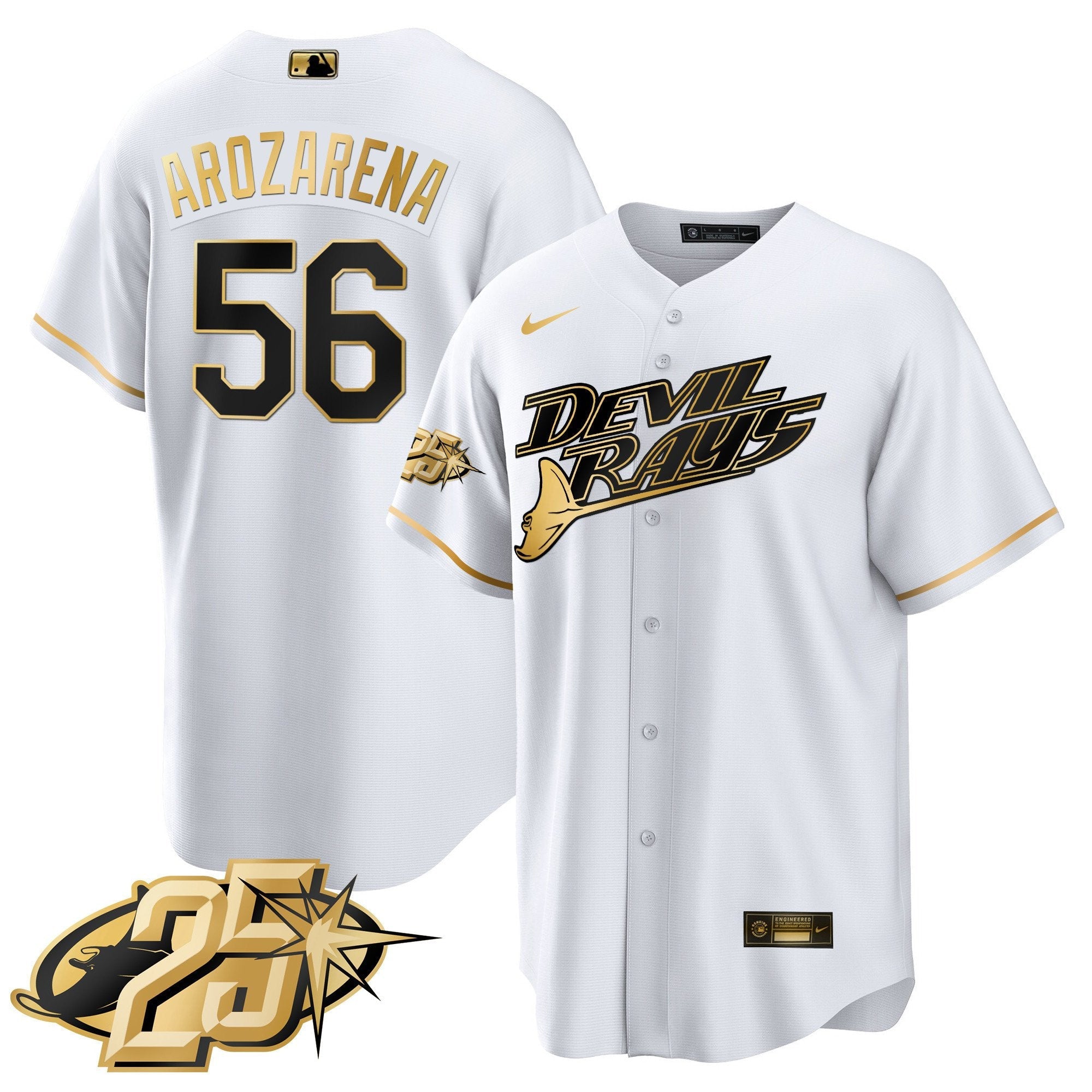 Men’s Tampa Bay 25th Anniversary Patch Cool Base Jersey