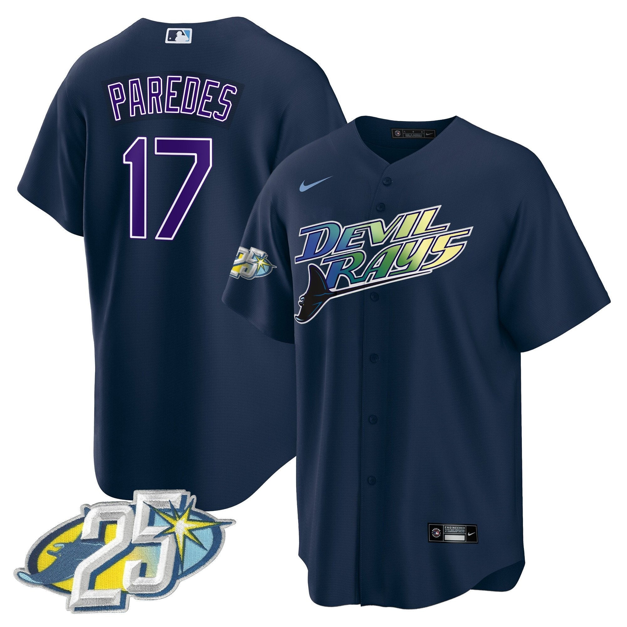 Men’s Tampa Bay 25th Anniversary Patch Cool Base Jersey