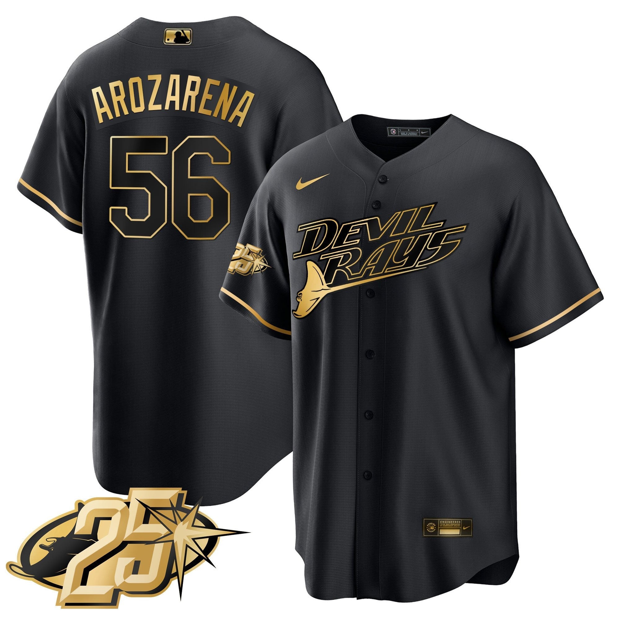 Men’s Tampa Bay 25th Anniversary Patch Cool Base Jersey