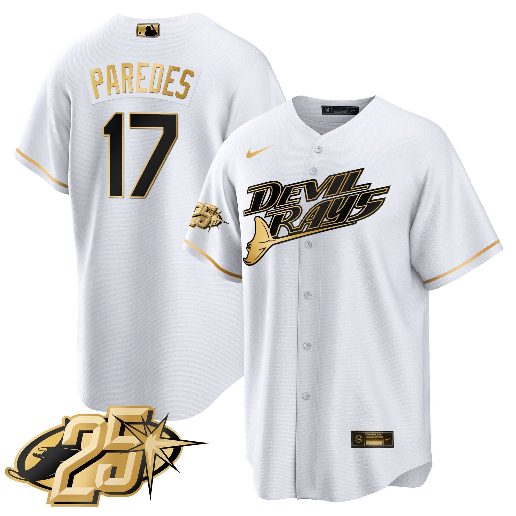 Men’s Tampa Bay 25th Anniversary Patch Cool Base Jersey