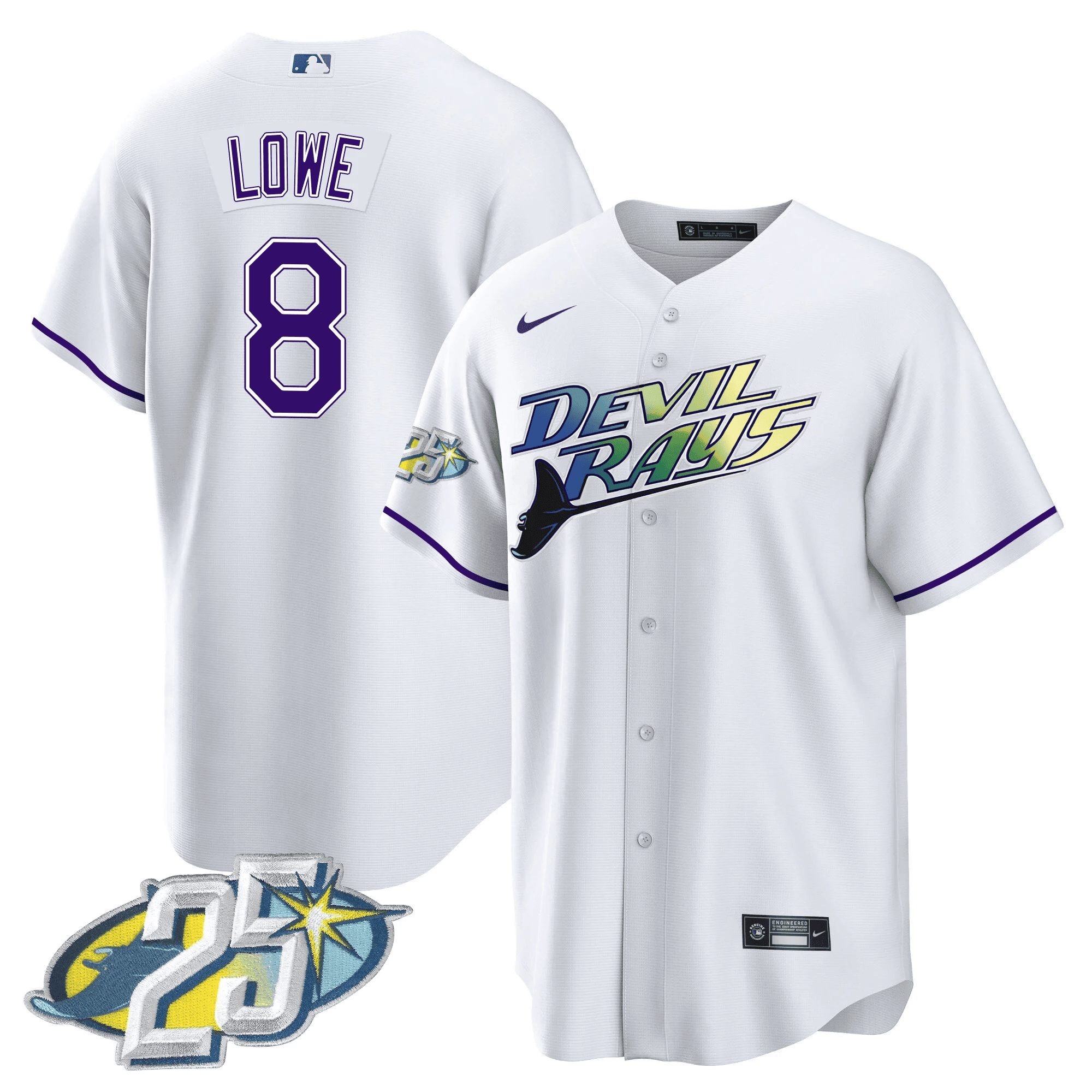 Men’s Tampa Bay 25th Anniversary Patch Cool Base Jersey