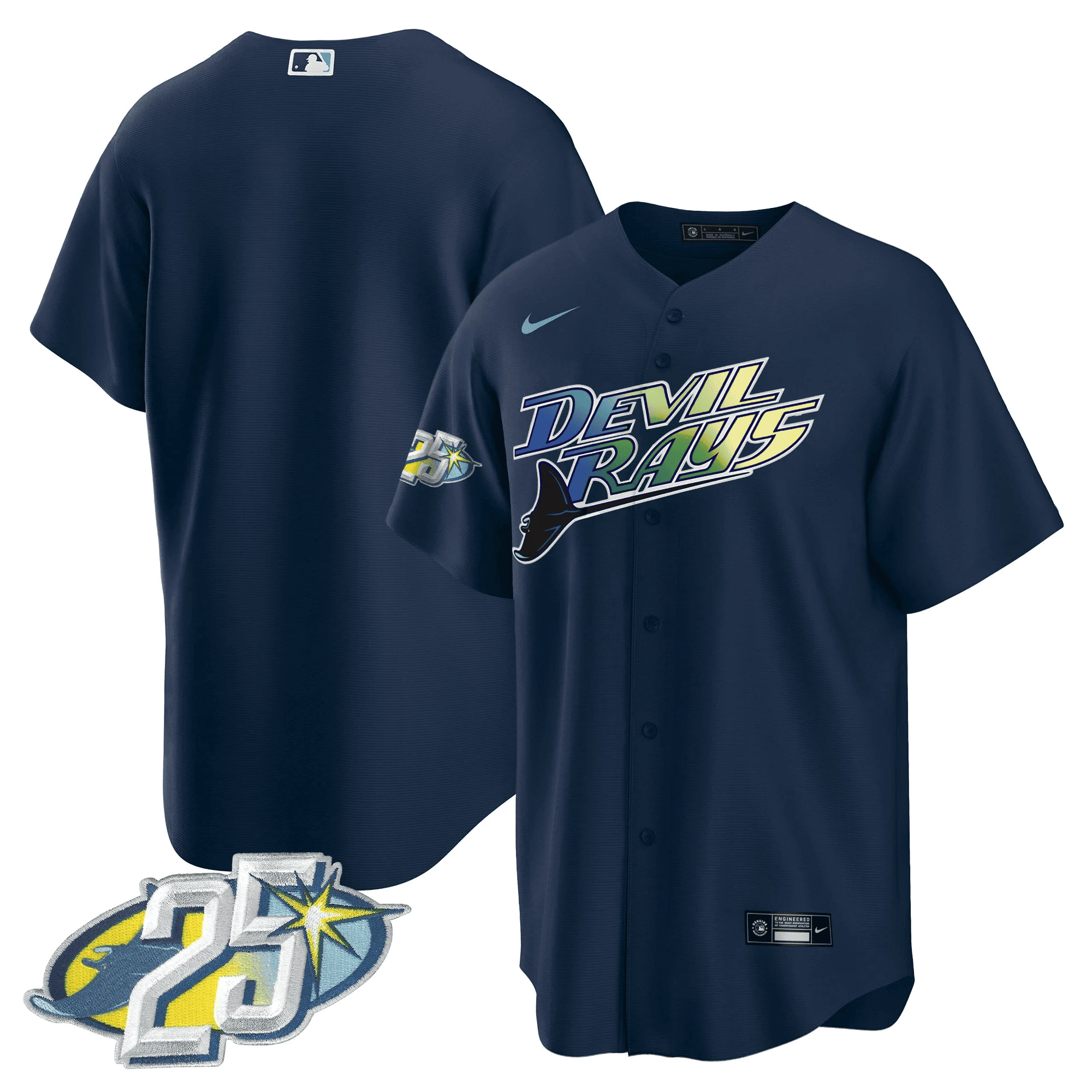 Men’s Tampa Bay 25th Anniversary Patch Cool Base Jersey