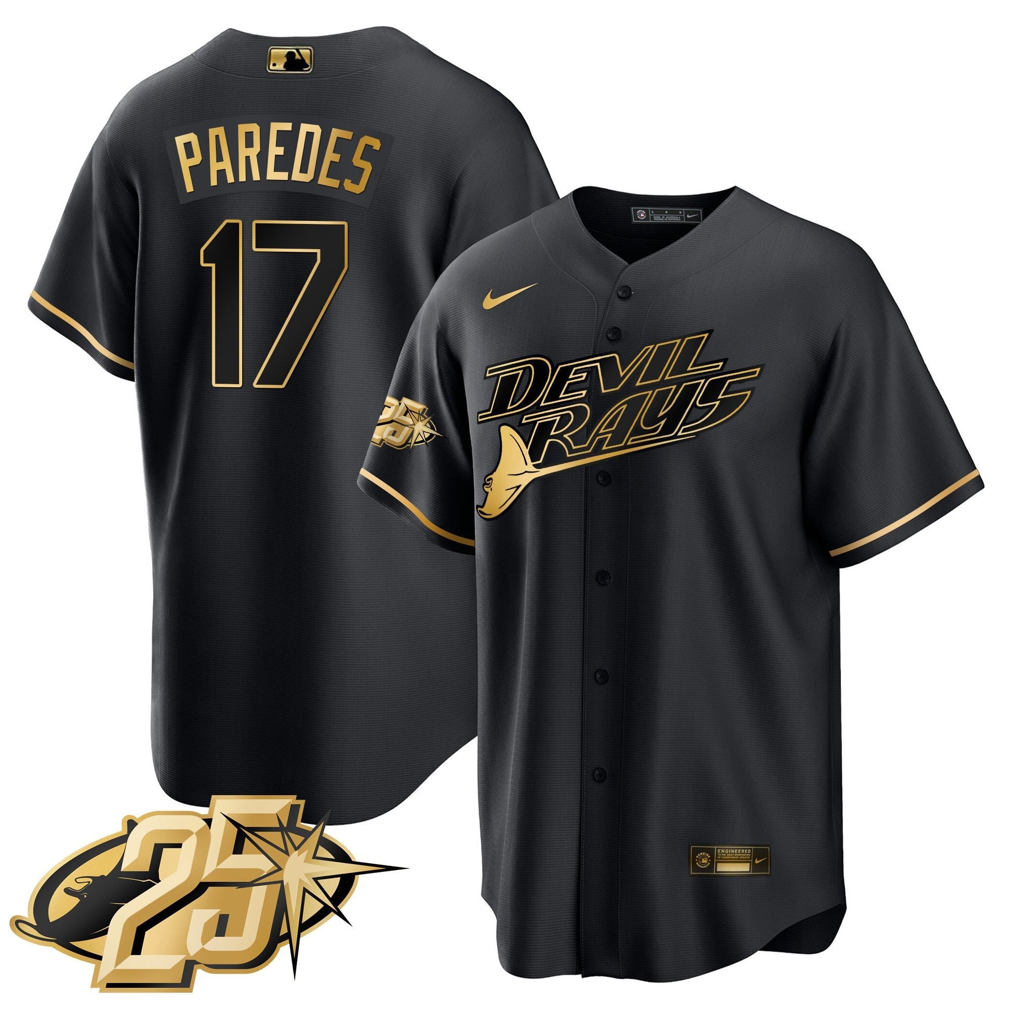 Men’s Tampa Bay 25th Anniversary Patch Cool Base Jersey