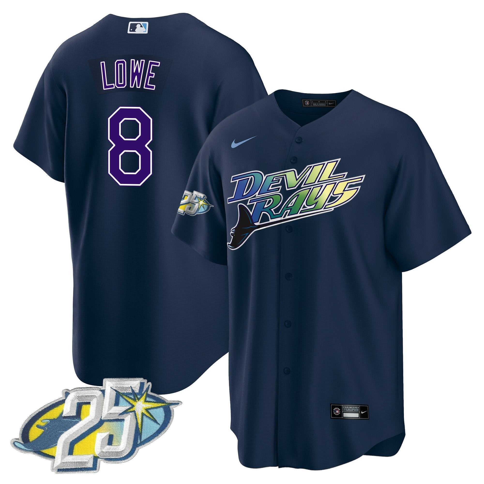 Men’s Tampa Bay 25th Anniversary Patch Cool Base Jersey