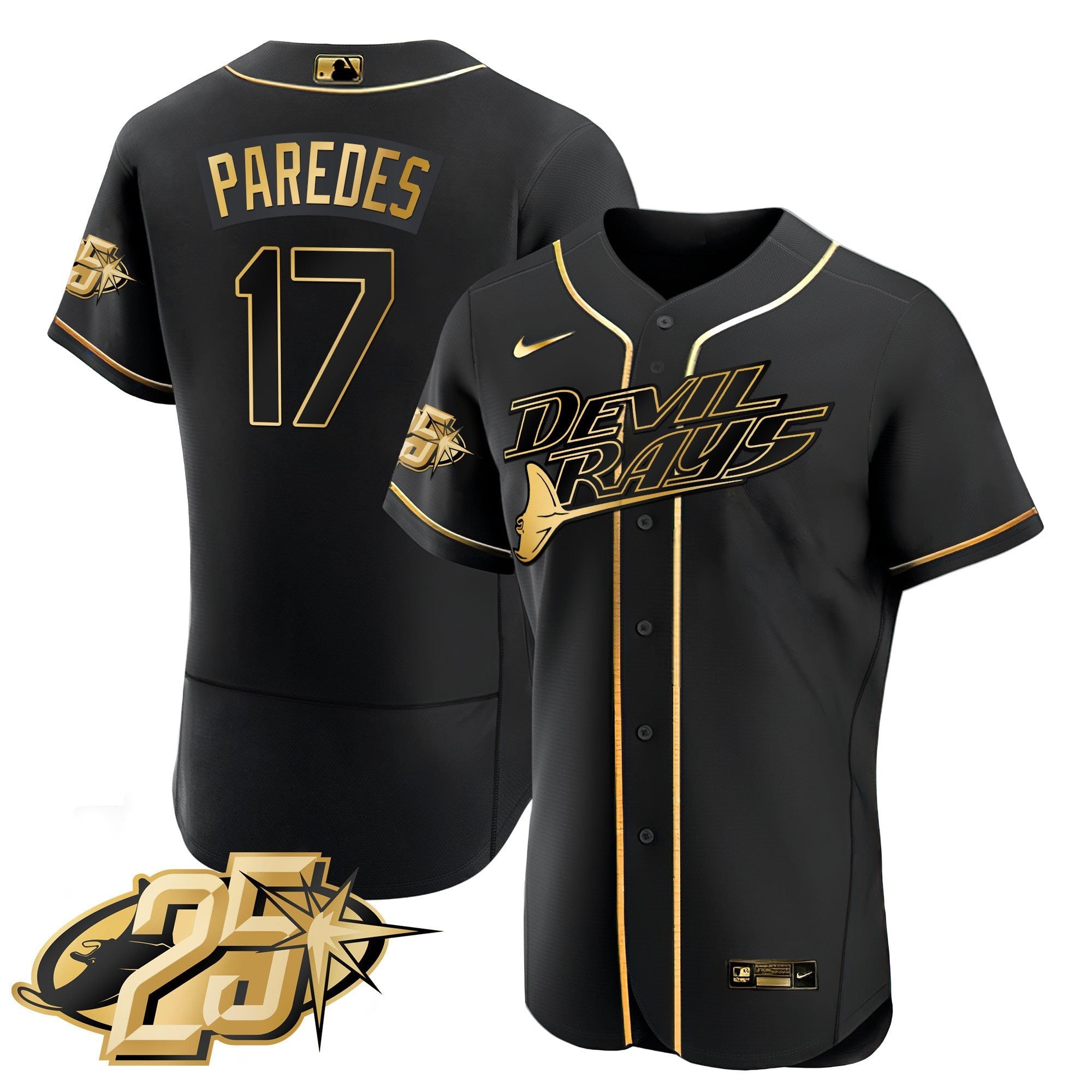Men’s Tampa Bay 25th Anniversary Patch Flex Base Jersey