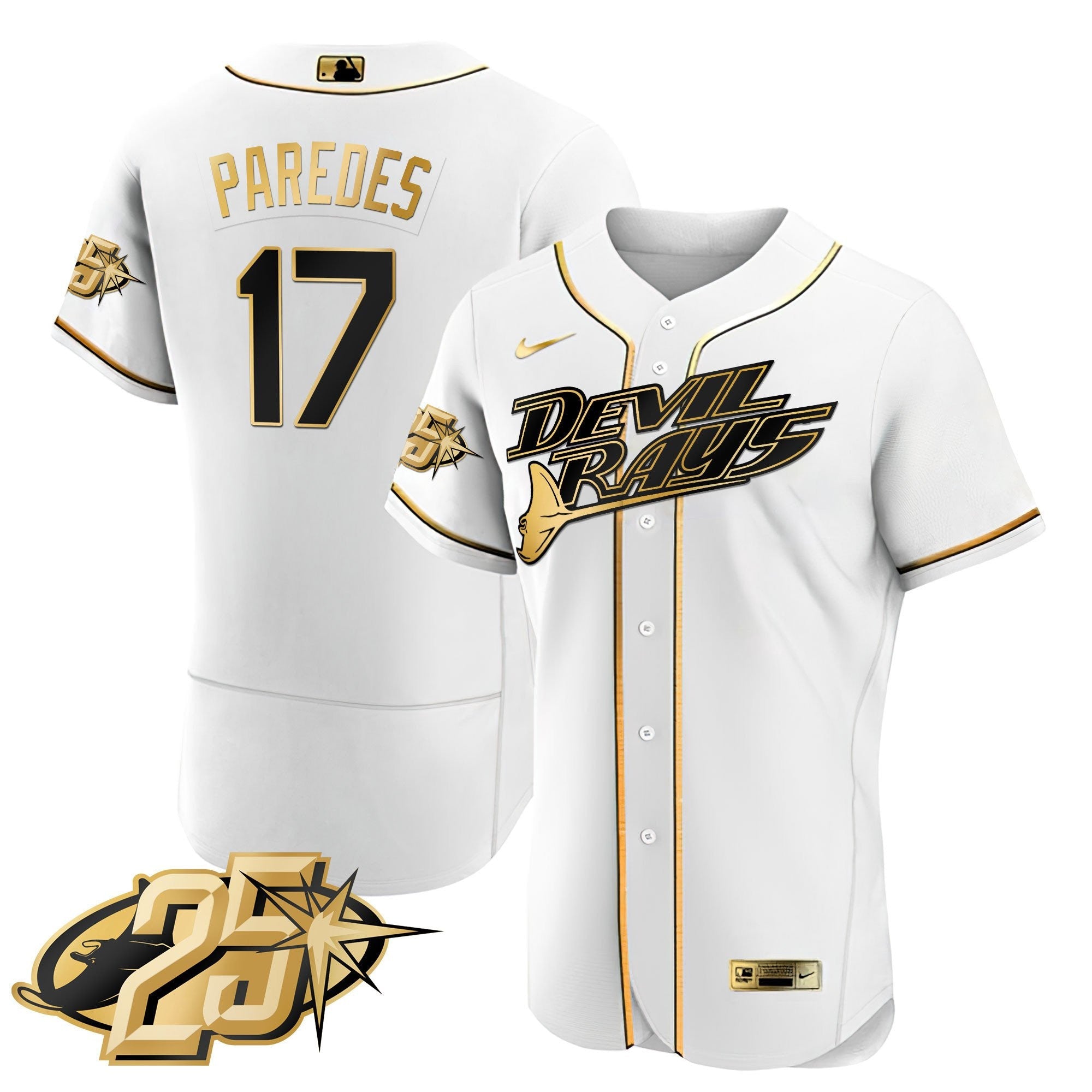 Men’s Tampa Bay 25th Anniversary Patch Flex Base Jersey