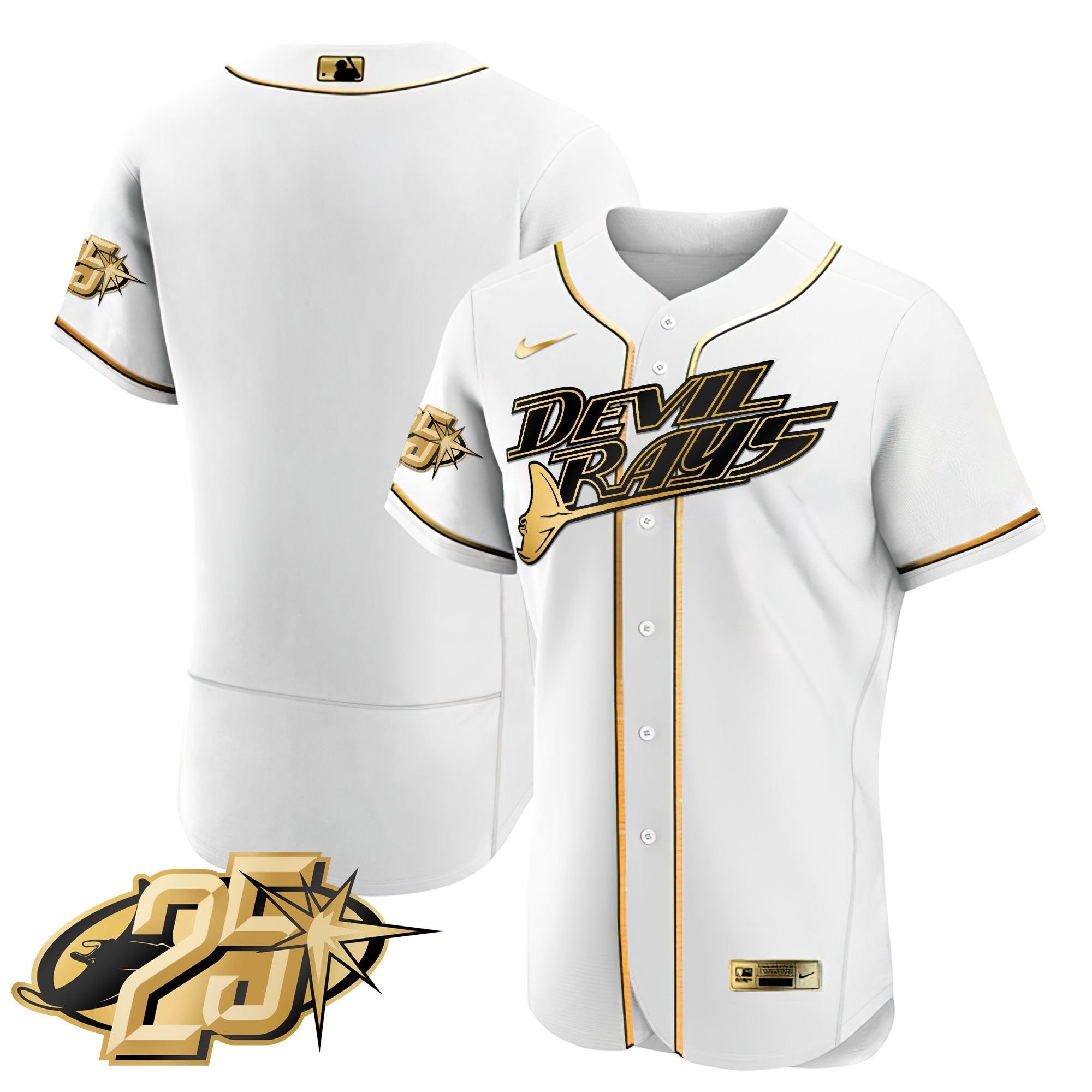 Men’s Tampa Bay 25th Anniversary Patch Flex Base Jersey