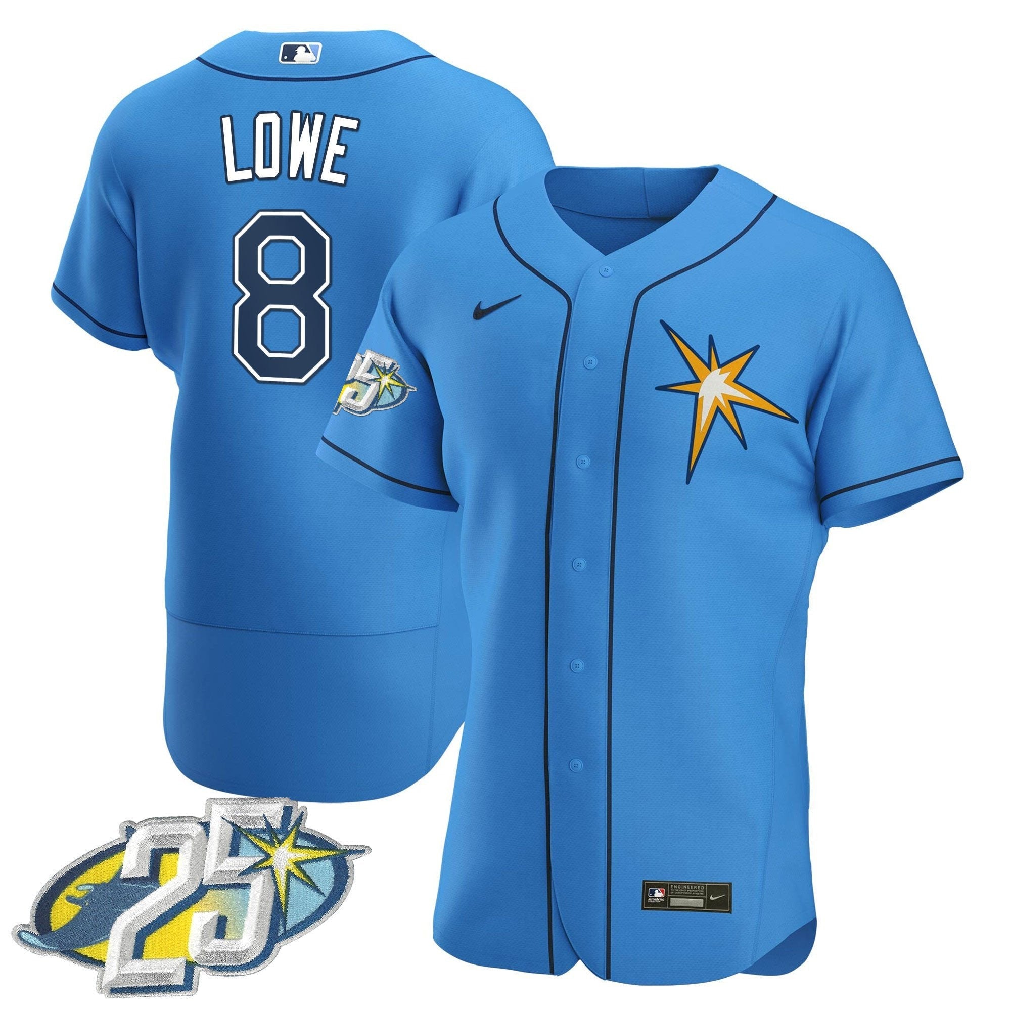 Men’s Tampa Bay 25th Anniversary Patch Flex Base Jersey