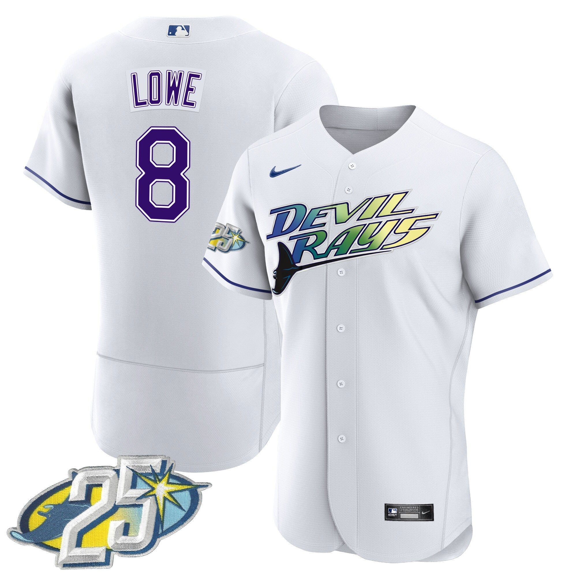 Men’s Tampa Bay 25th Anniversary Patch Flex Base Jersey