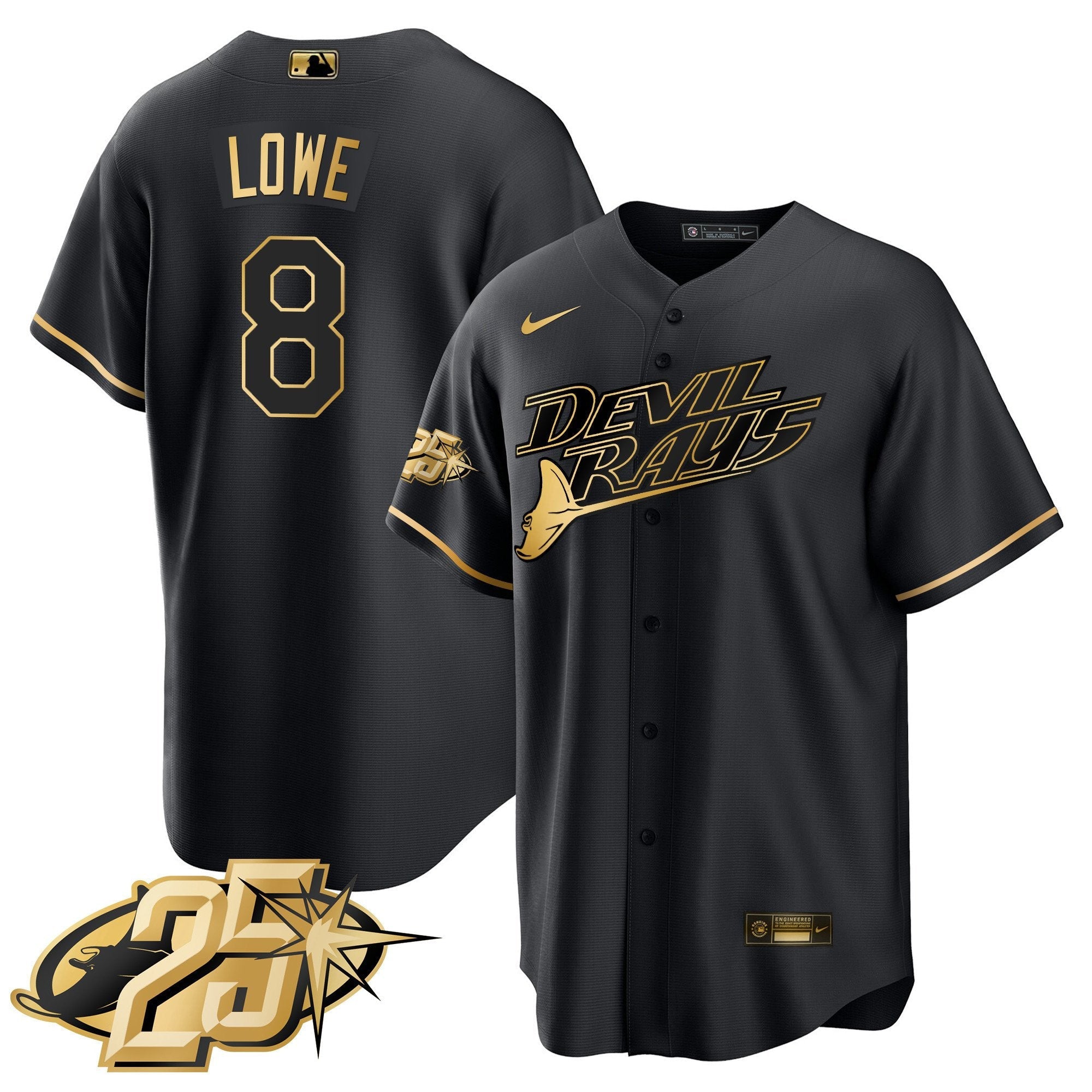 Men’s Tampa Bay 25th Anniversary Patch Cool Base Jersey