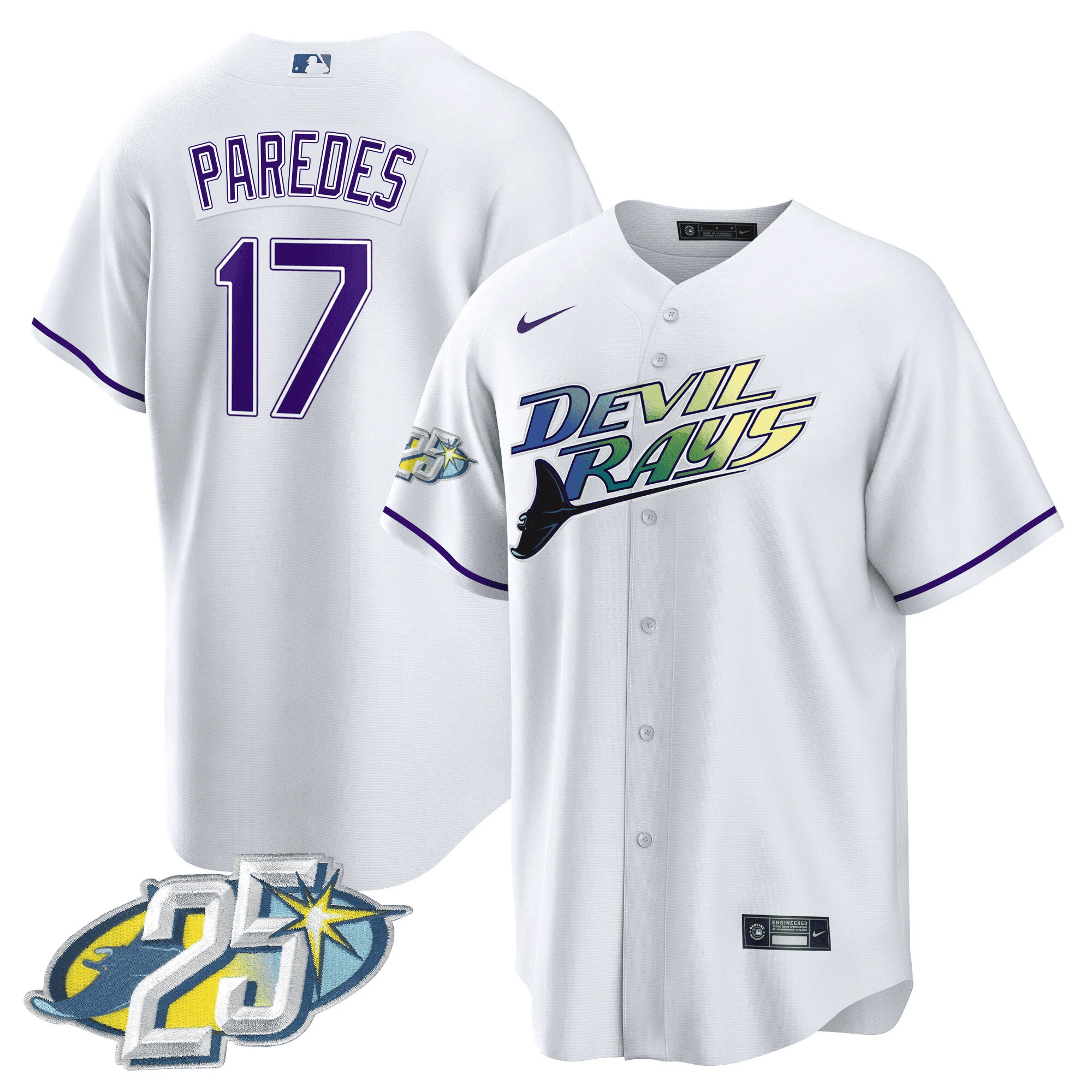 Men’s Tampa Bay 25th Anniversary Patch Cool Base Jersey