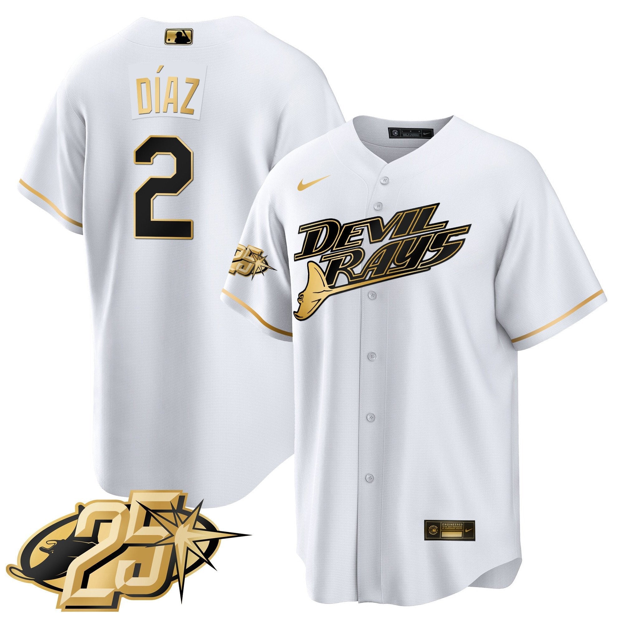 Men’s Tampa Bay 25th Anniversary Patch Cool Base Jersey