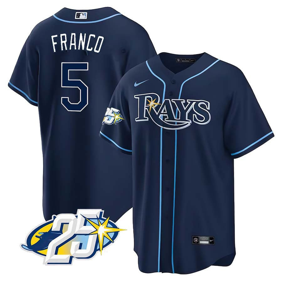 Men’s Tampa Bay 25th Anniversary Patch Cool Base V2 Jersey