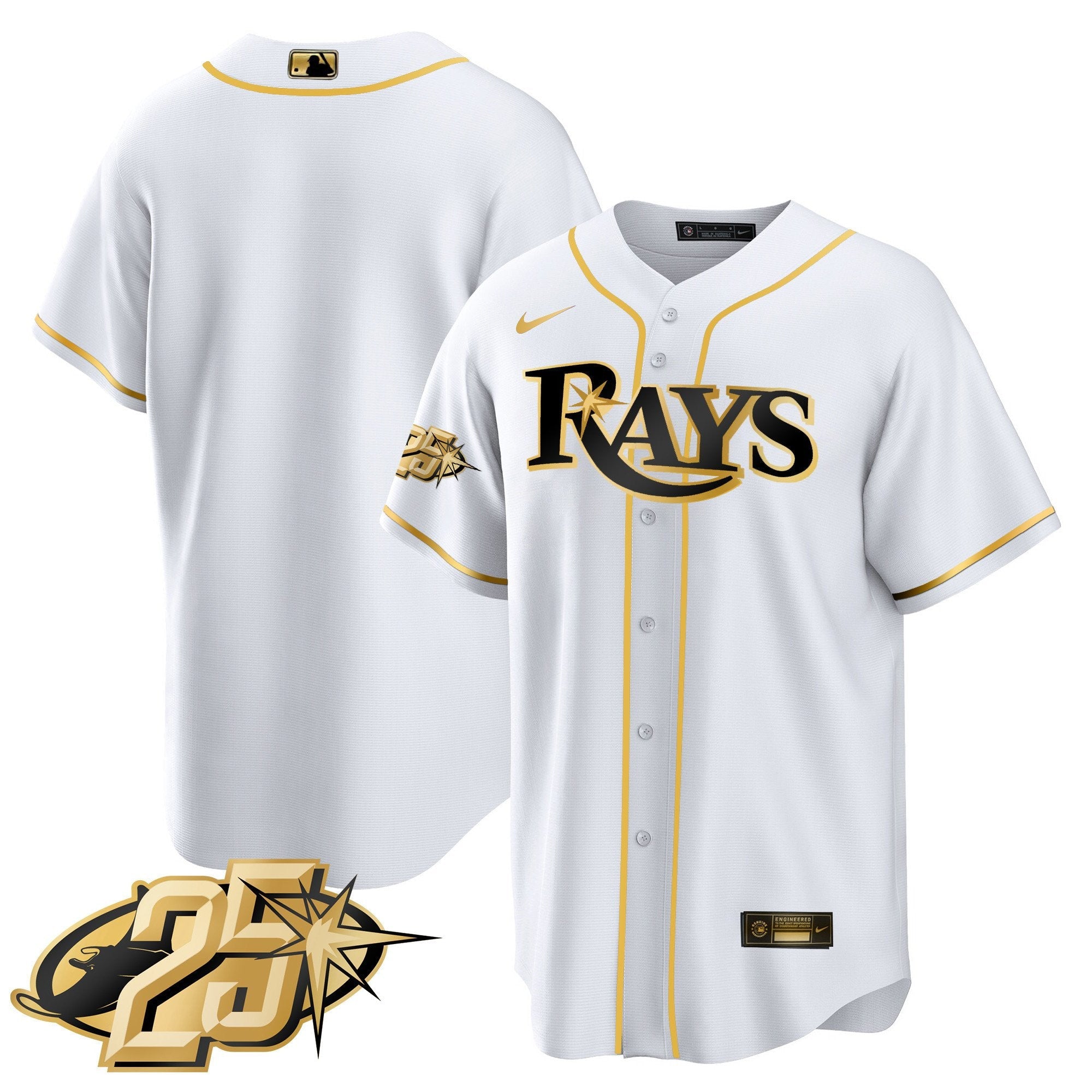 Men’s Tampa Bay 25th Anniversary Patch Cool Base V2 Jersey